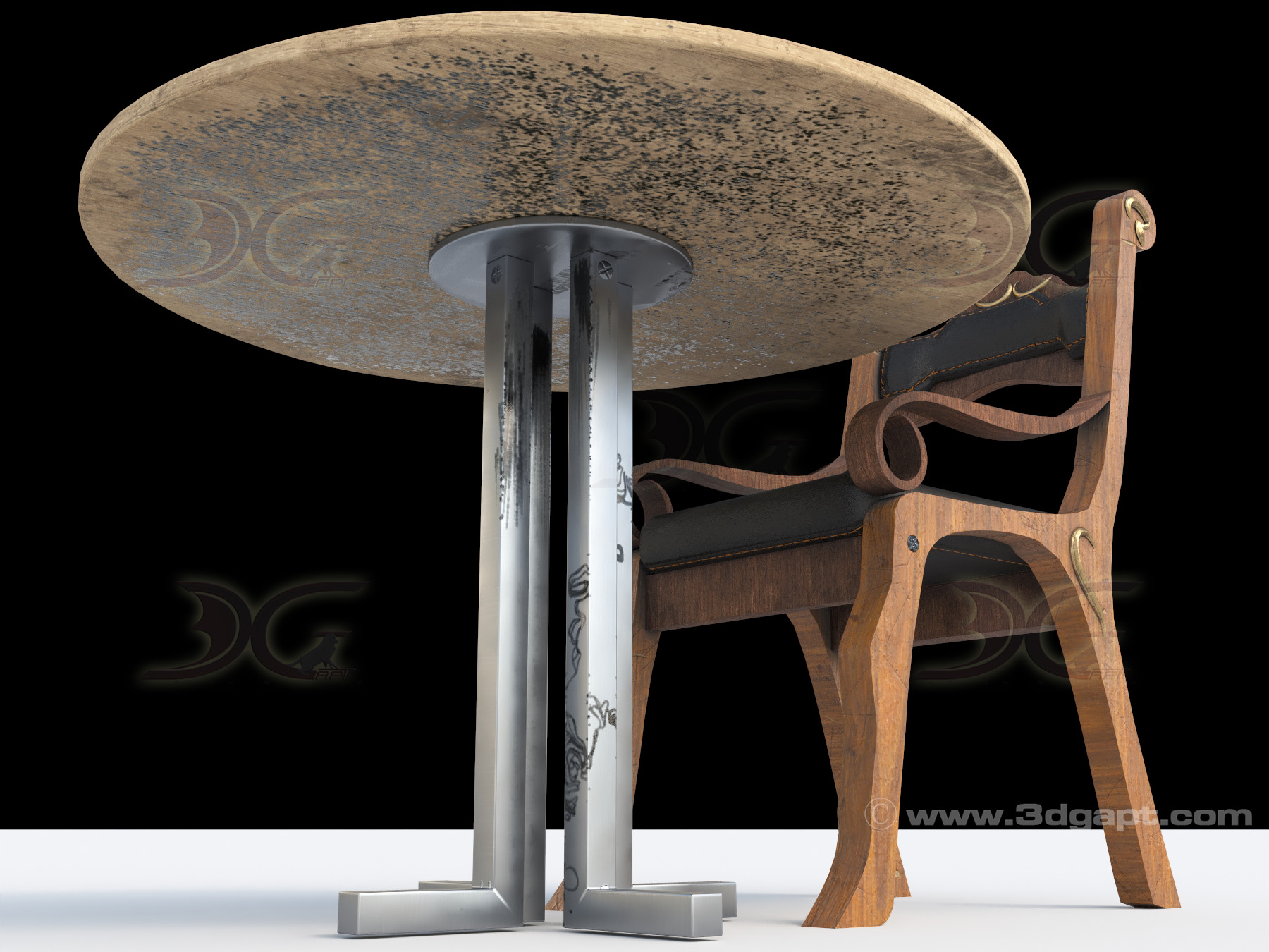 Table and chairs - used - 17