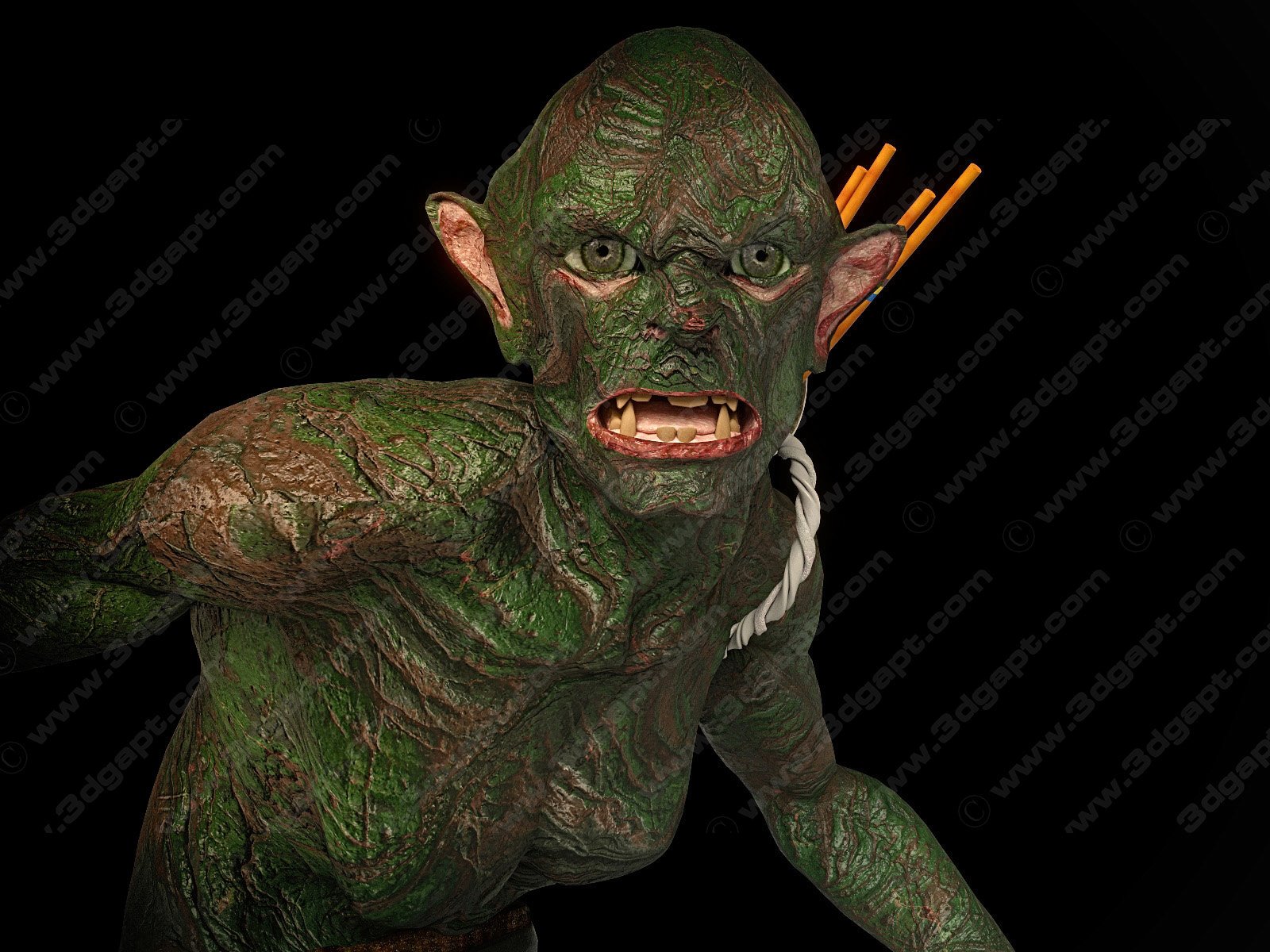 3d characters goblin 004