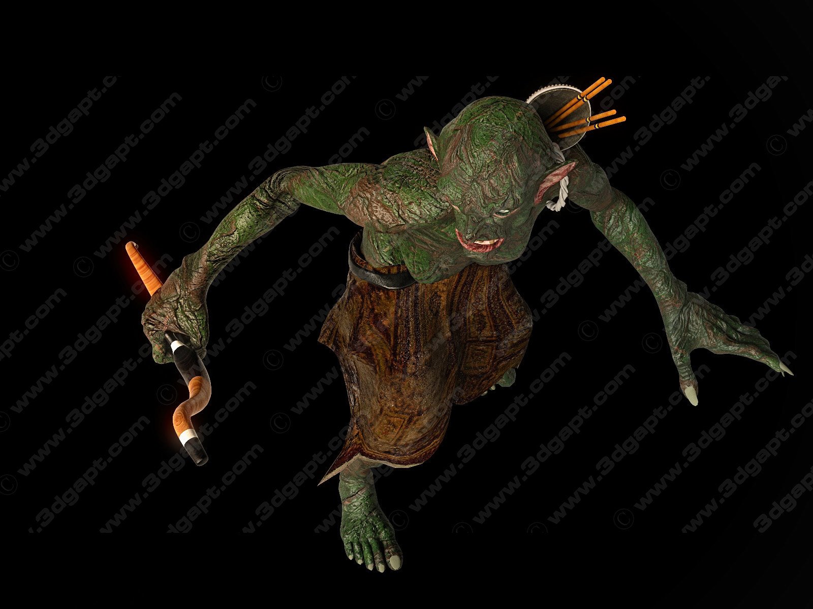 3d characters goblin 006