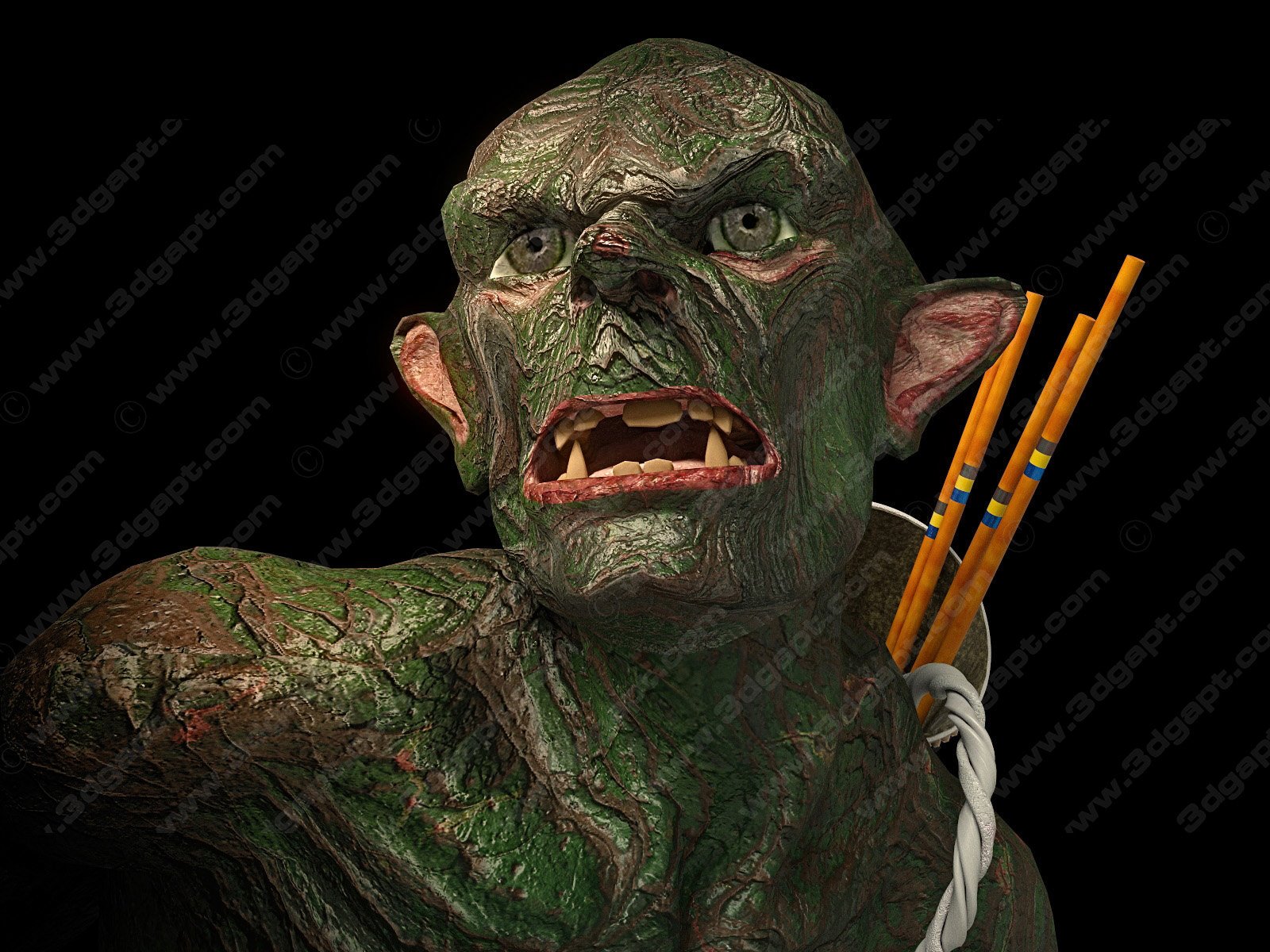 3d characters goblin 007