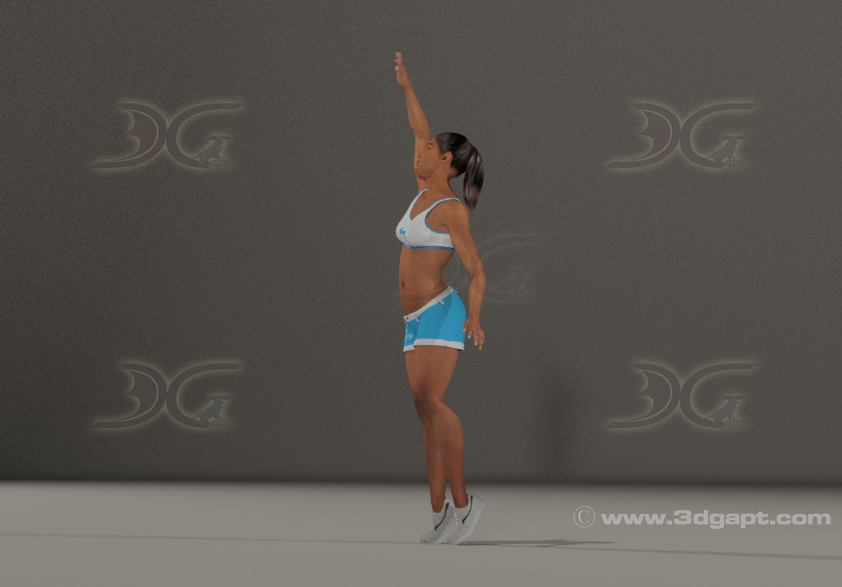 3d characters gym 0002