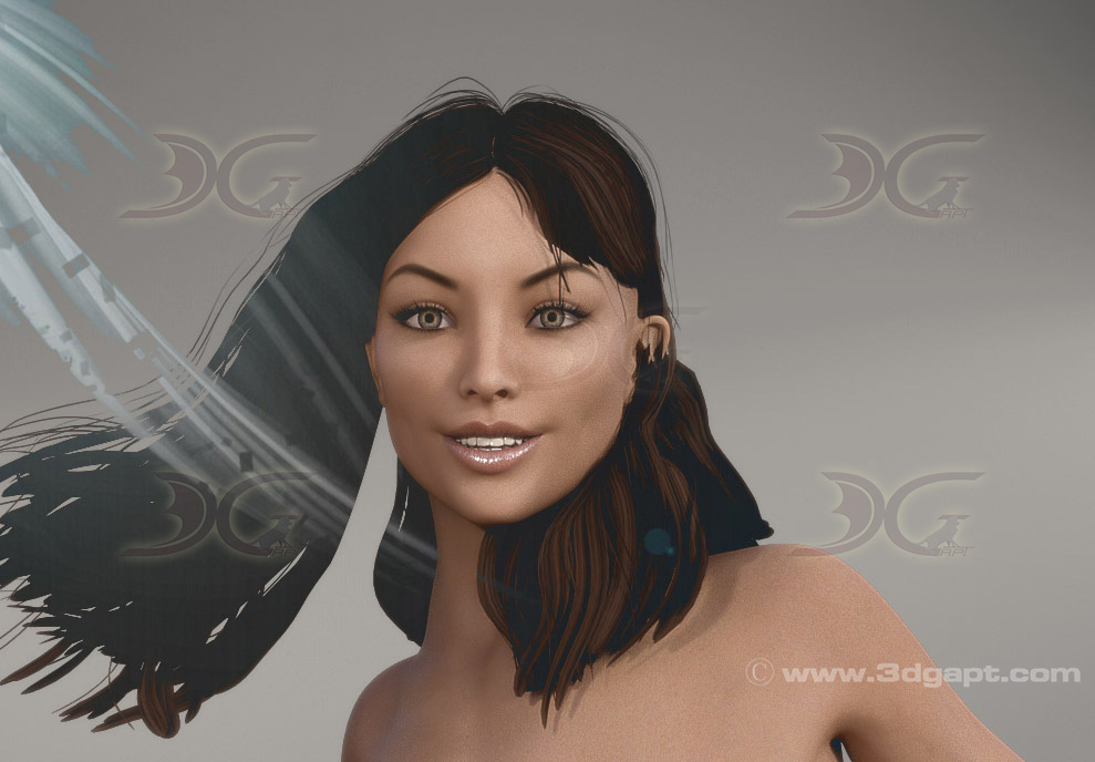 3D  characters - Interesting woman 2