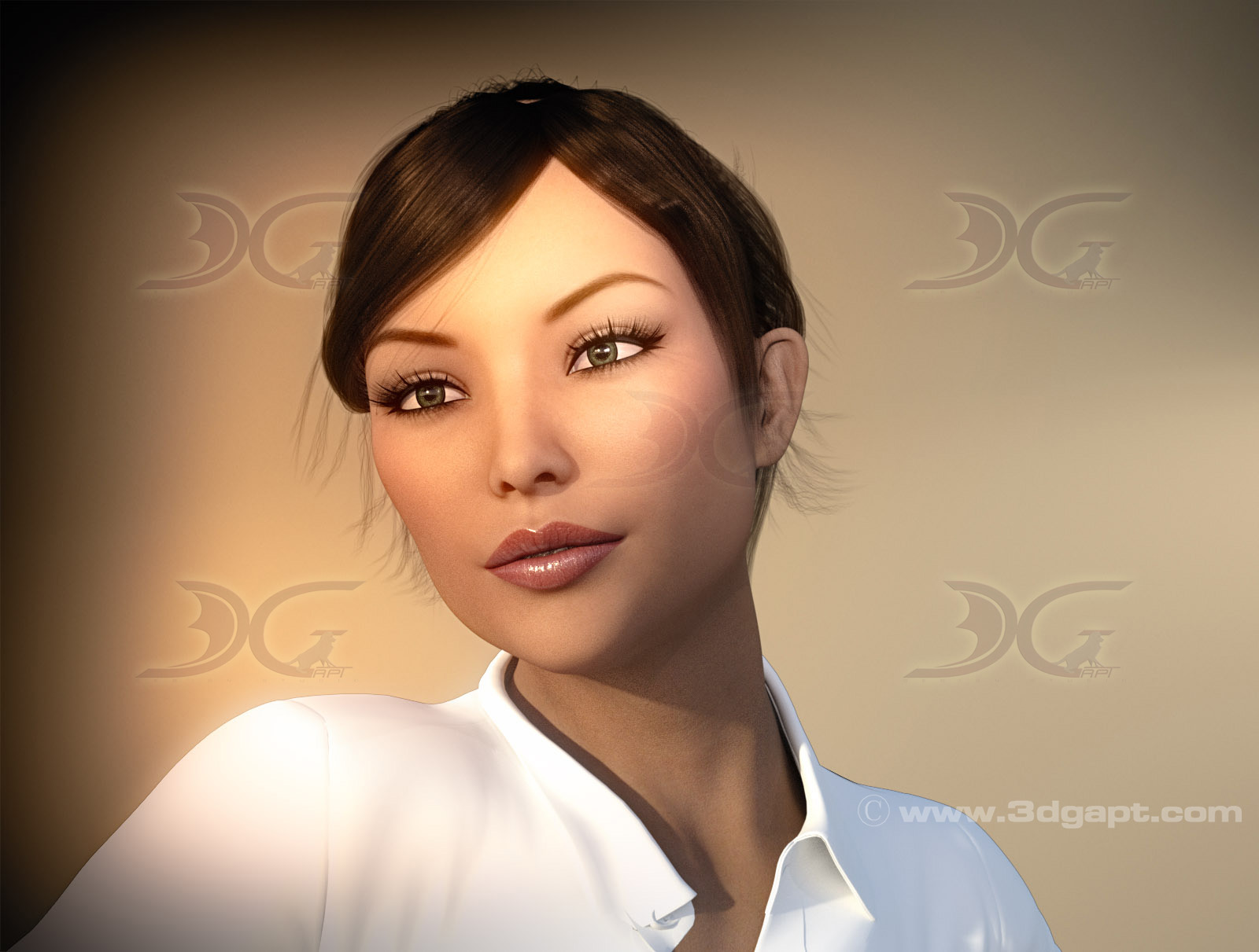 3D  characters - Interesting woman 8