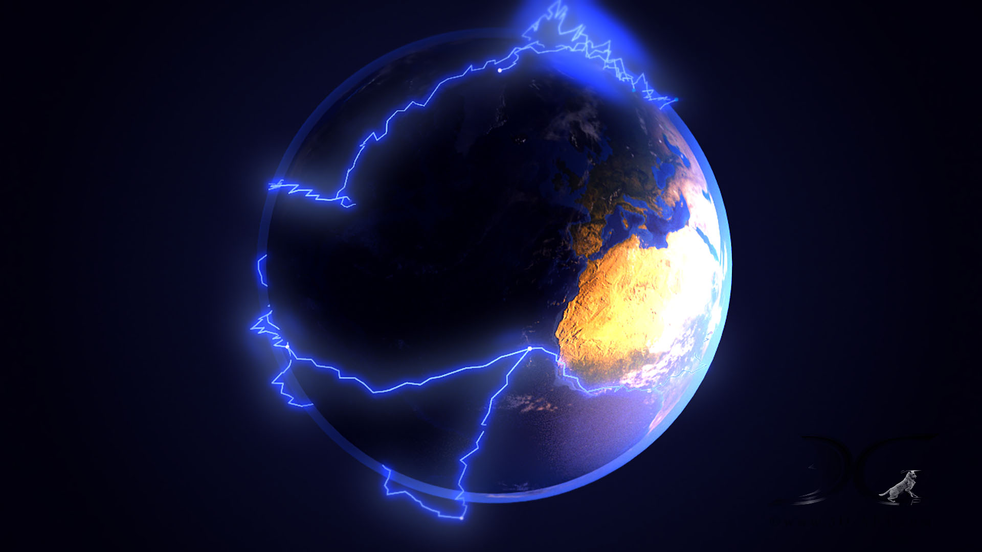 3d_objects_Electrical_spheres_and_the_earth_34