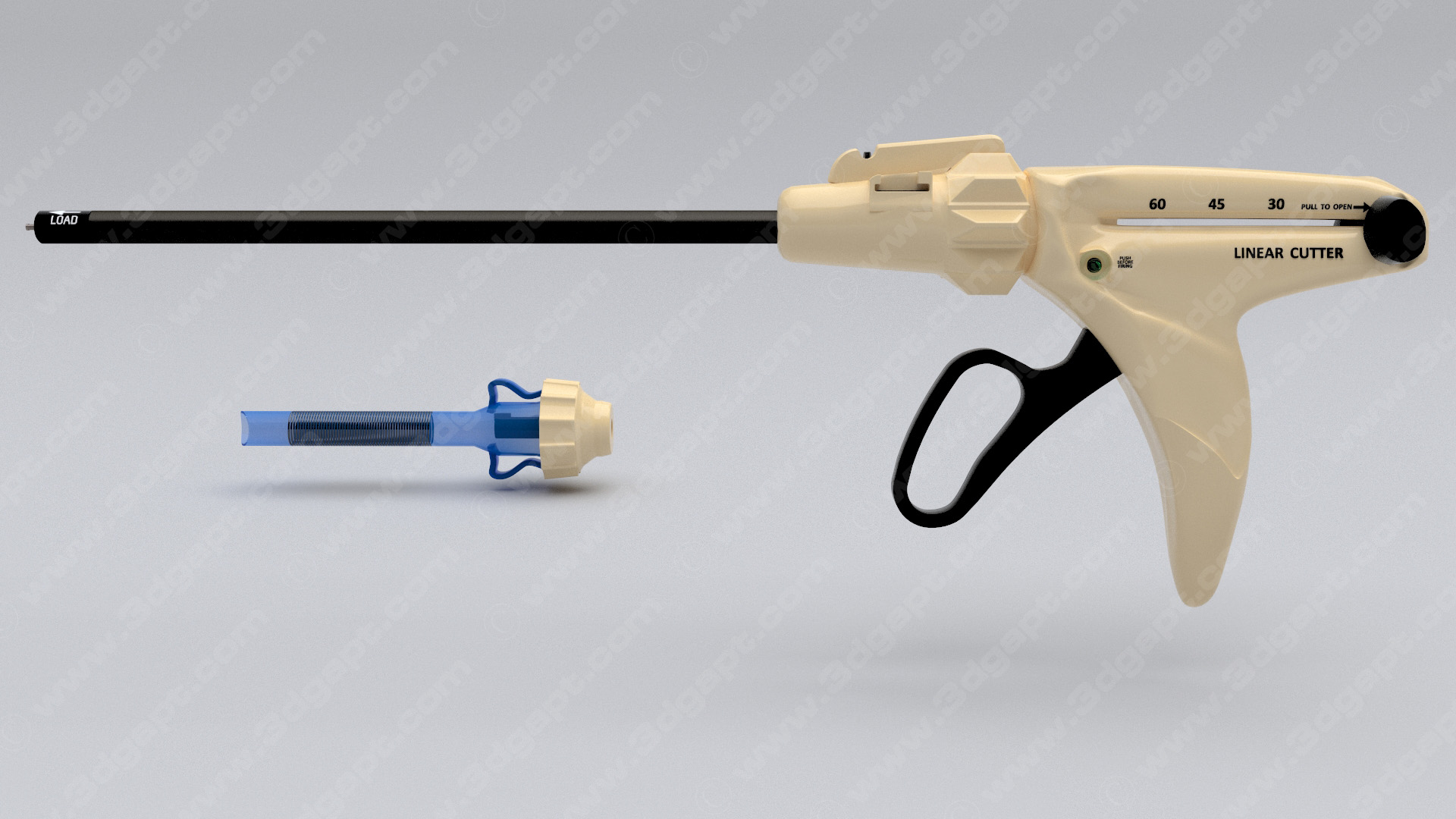 3d objects Medical Endoscopic device 005