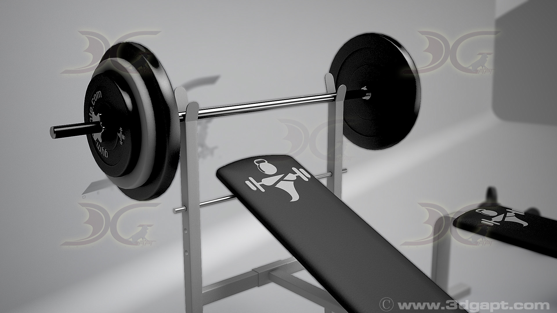 3d objects fitnessEquipment 0003