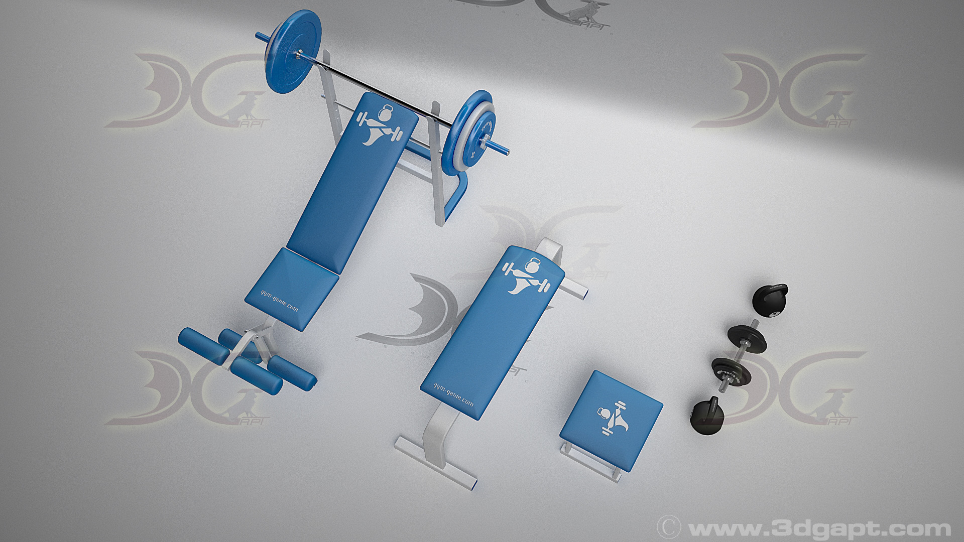 3d objects fitnessEquipment 0007