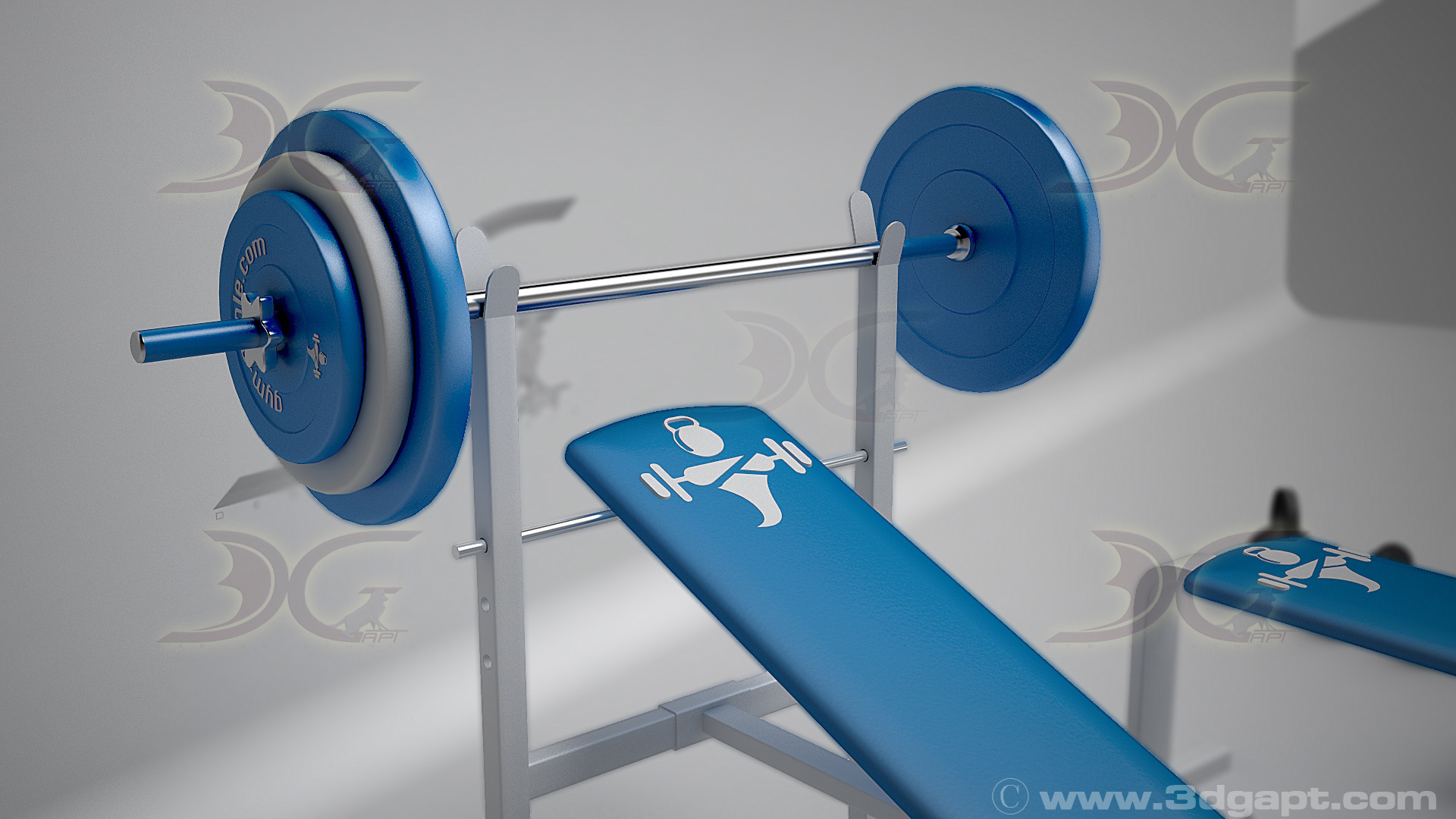 3d objects fitnessEquipment 0008
