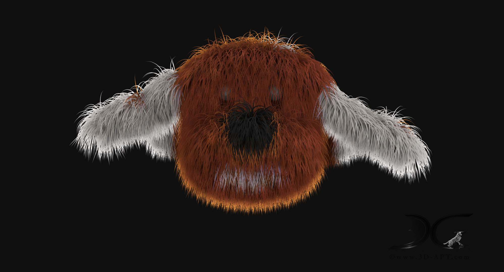 3d_objects_fluffy_dog_33