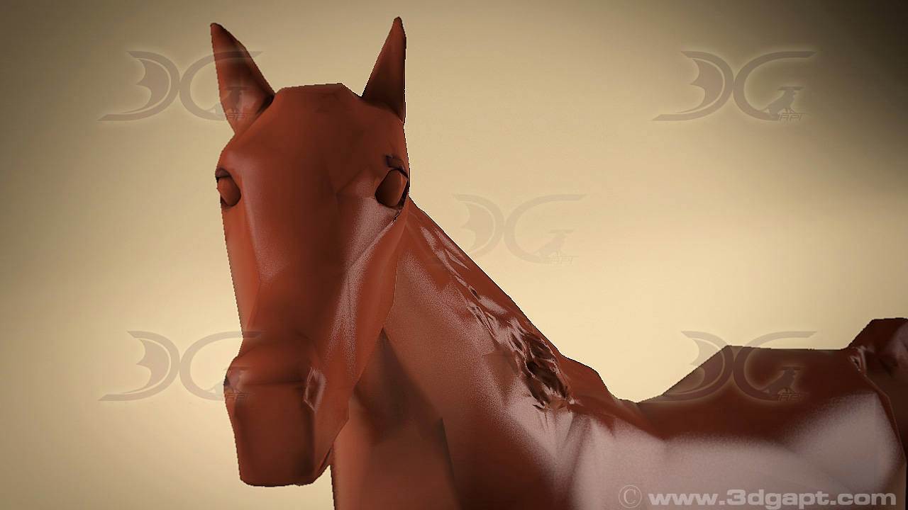 3d Objects Sculptures Horse Statue3