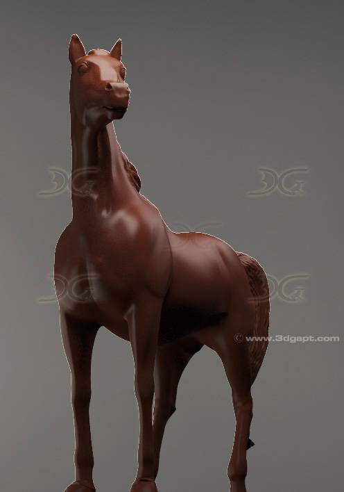 3d Objects Sculptures Horse Statue V2 2 (2)