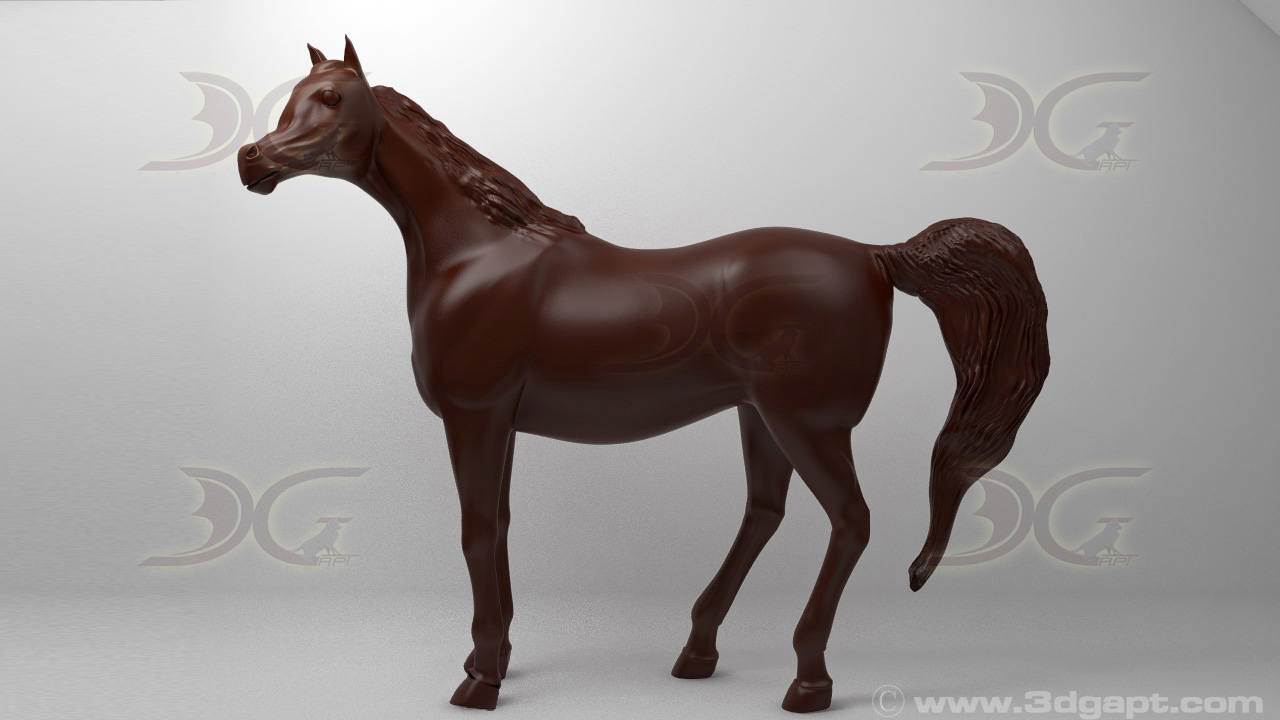 3d Objects Sculptures Horse Statue V2 5 (2)