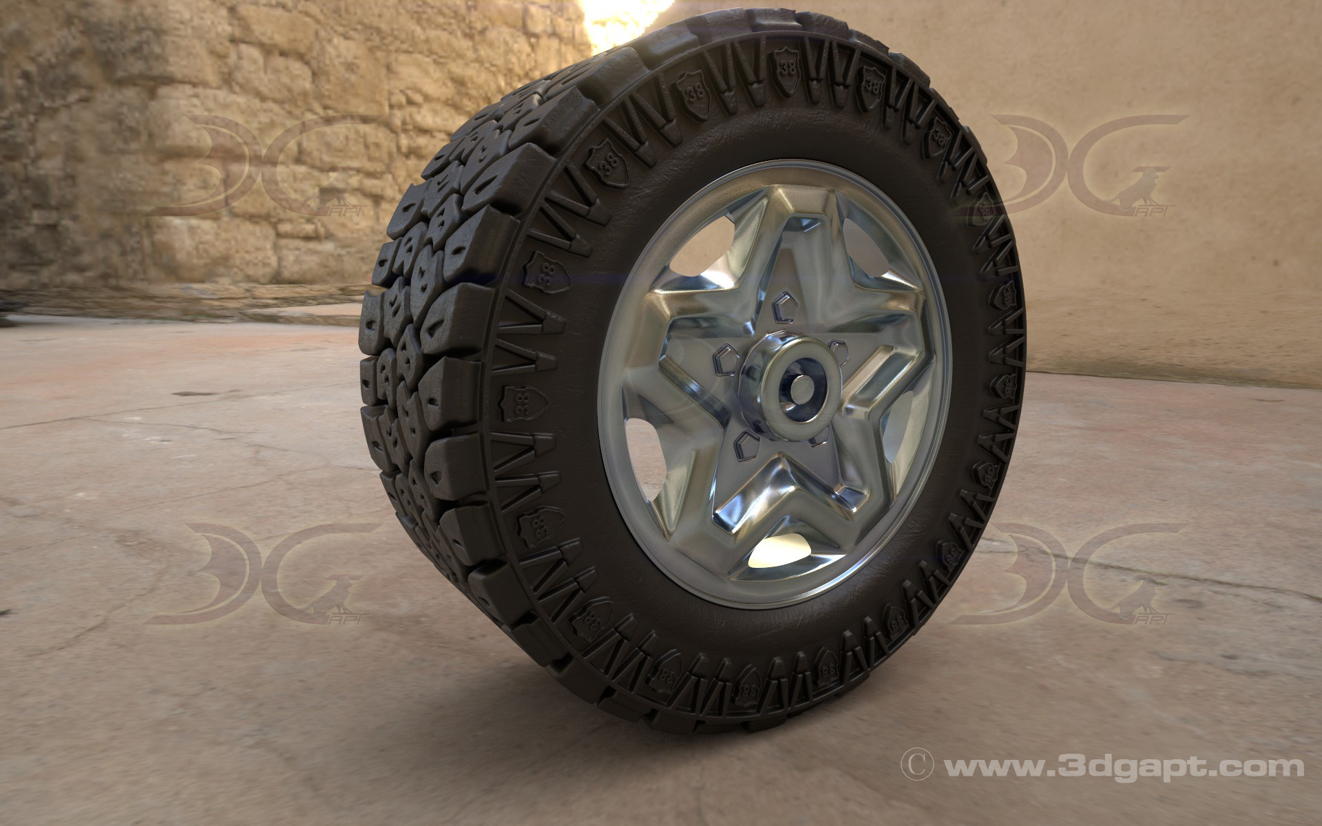 3d objects tyre001