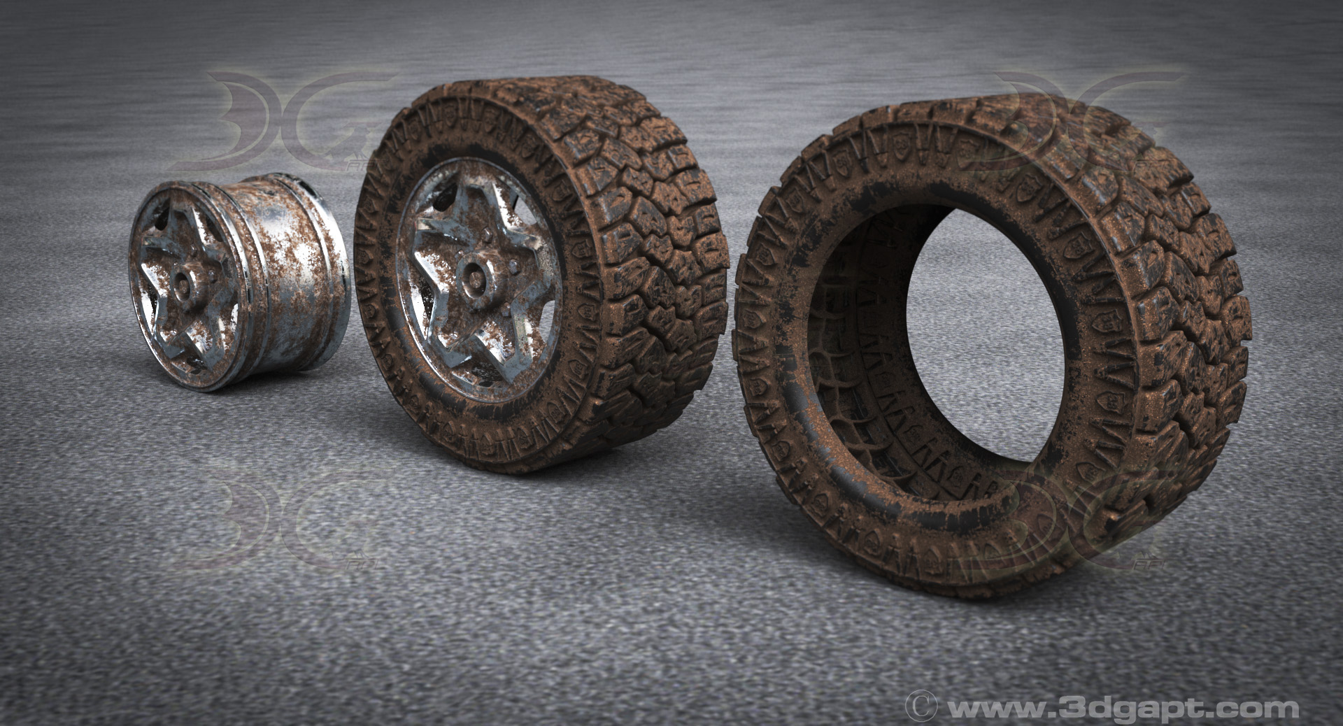 3d objects tyre020