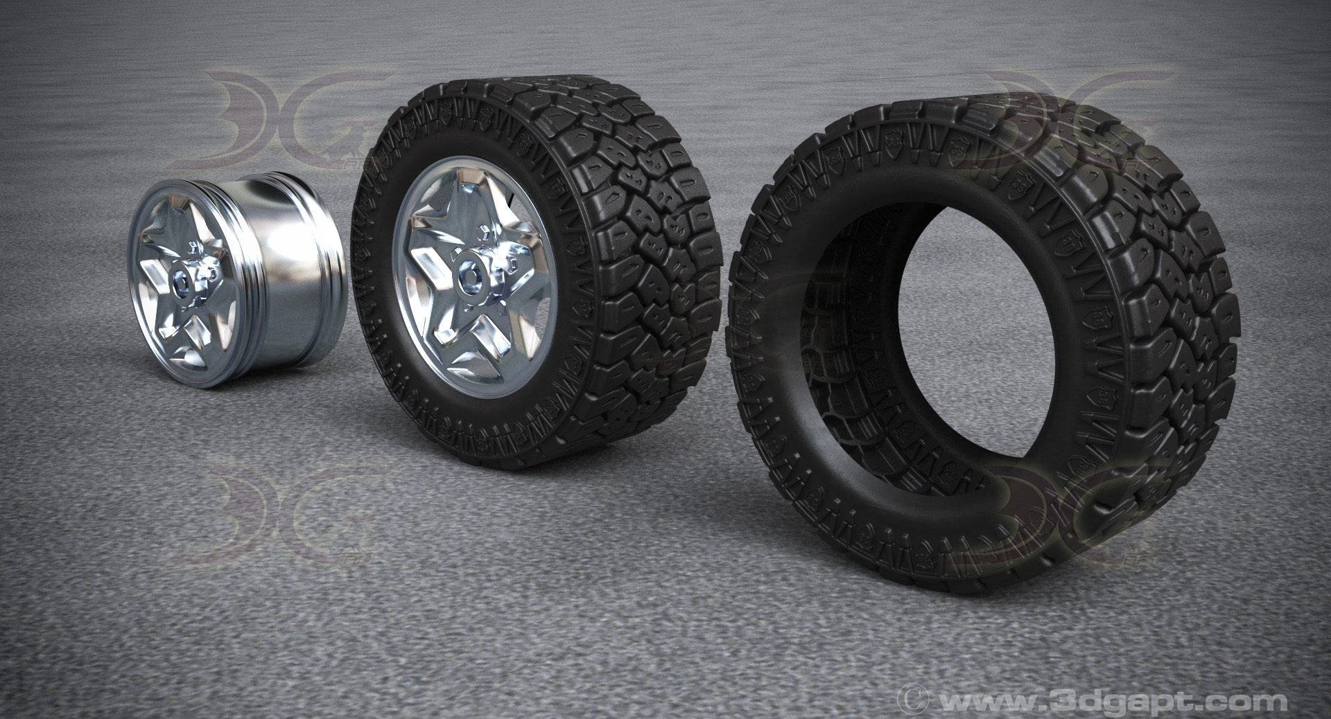 3d objects tyre021