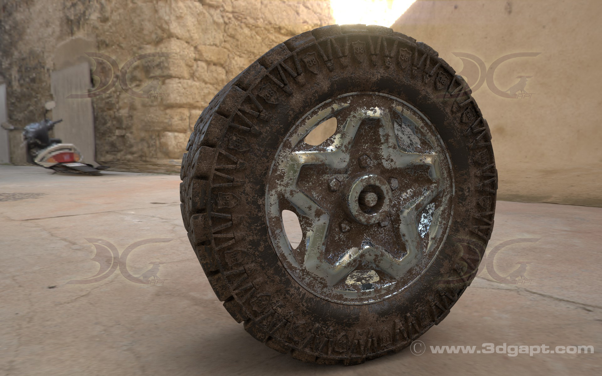 3d objects tyre030