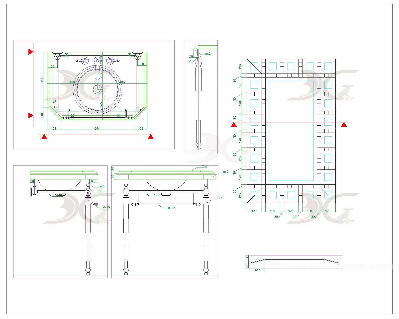 Architecture furniture sink2 8