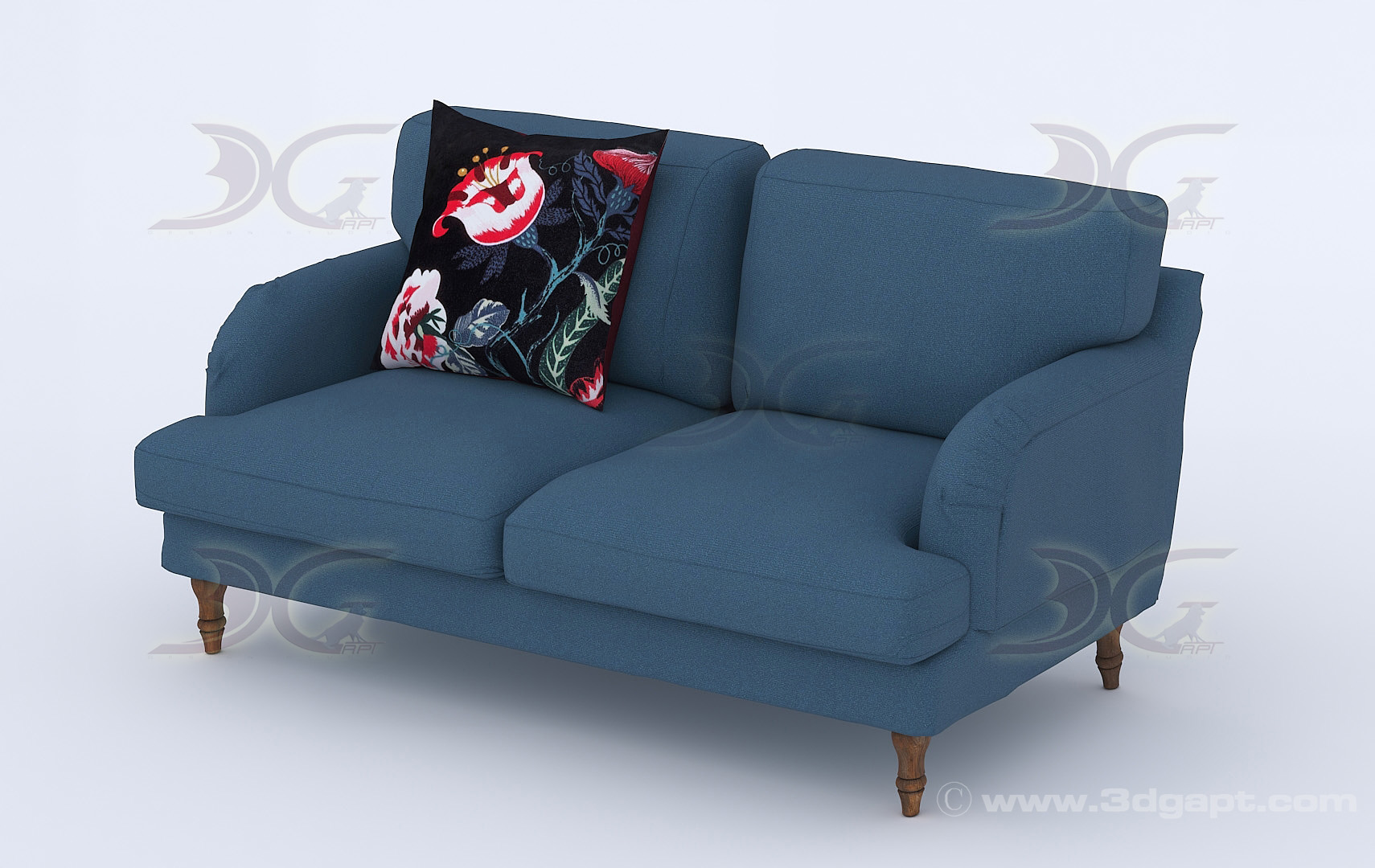 architecture furniture sofa loveseat001