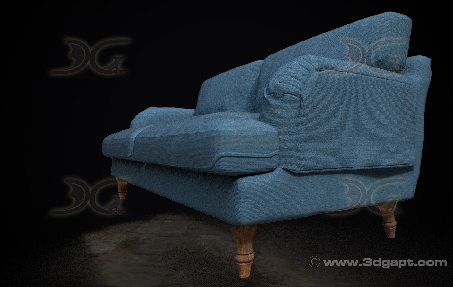 architecture furniture sofa loveseat013