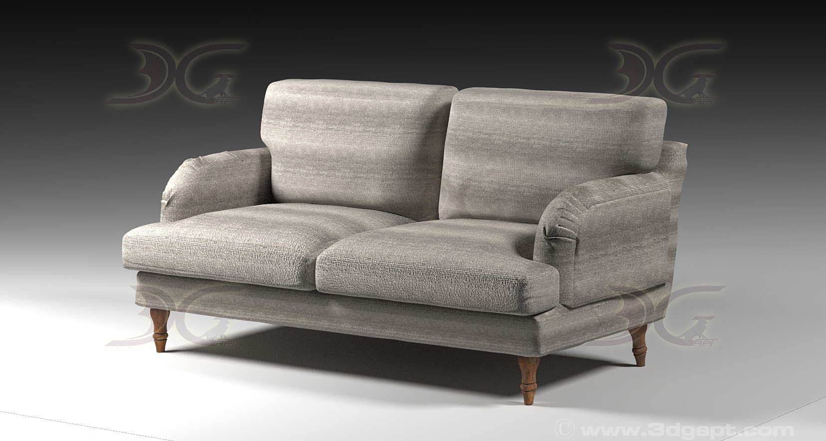 architecture furniture sofa loveseat018