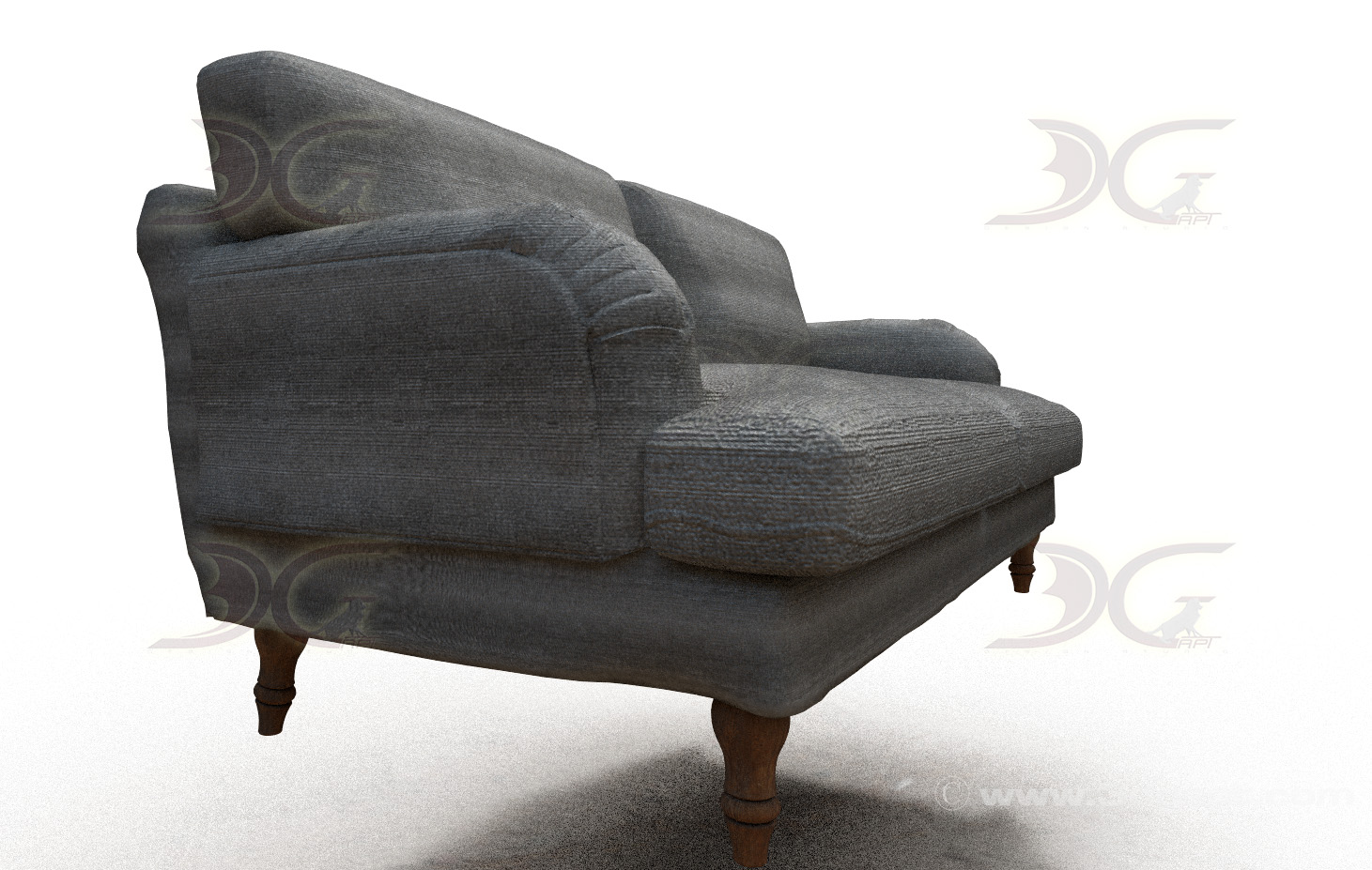architecture furniture sofa loveseat019