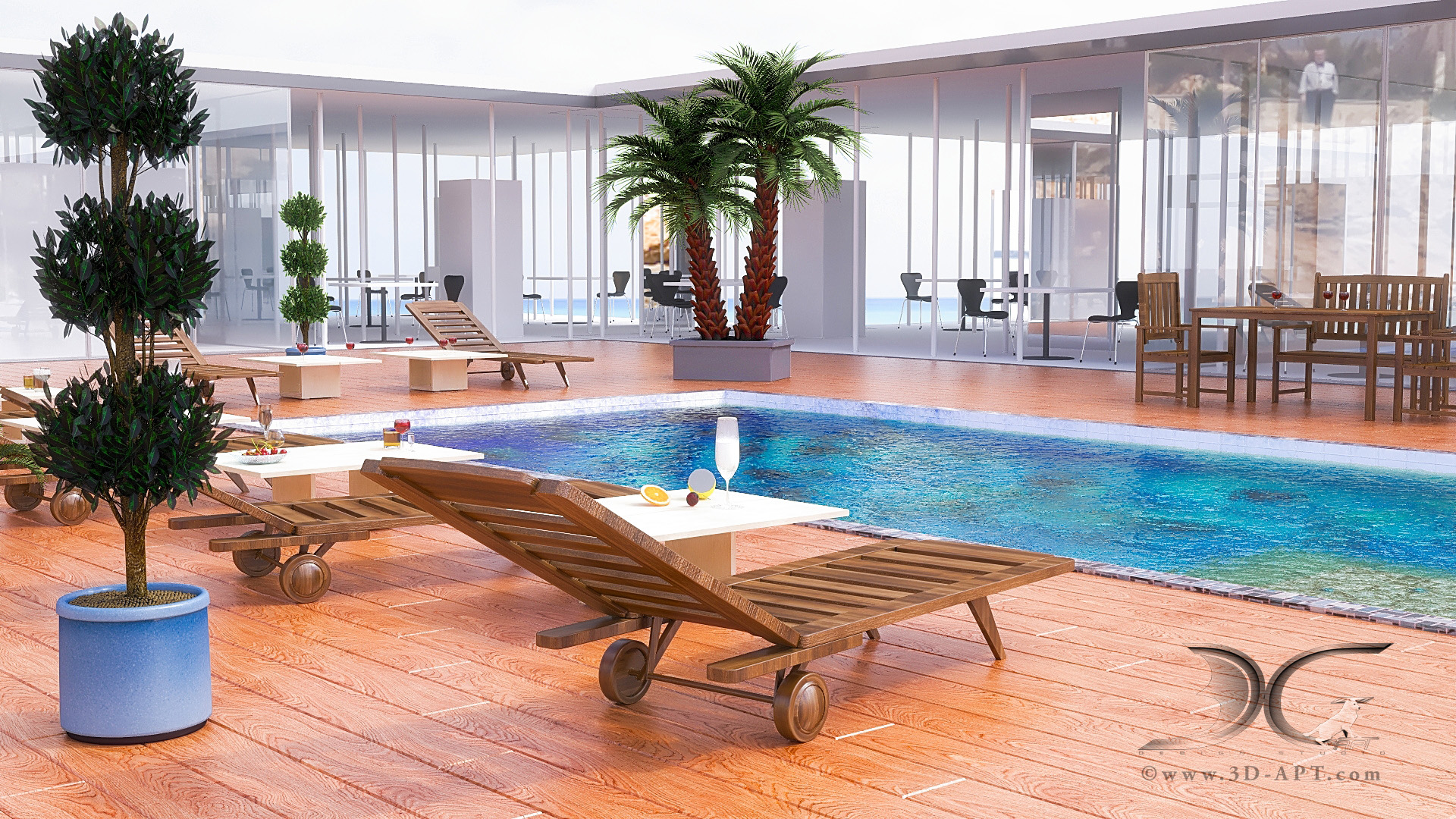 architecture_interior_ Pool_with_3d_ turtles_36