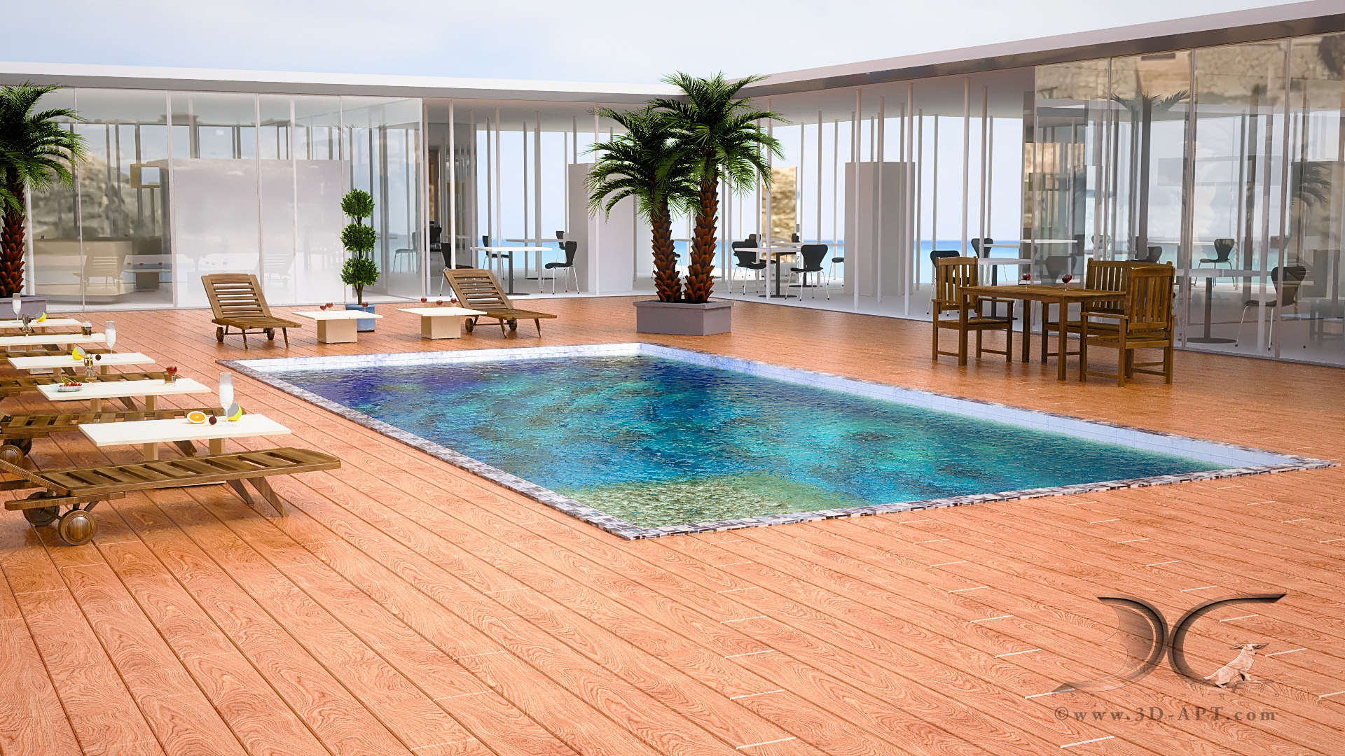 architecture_interior_ Pool_with_3d_ turtles_38