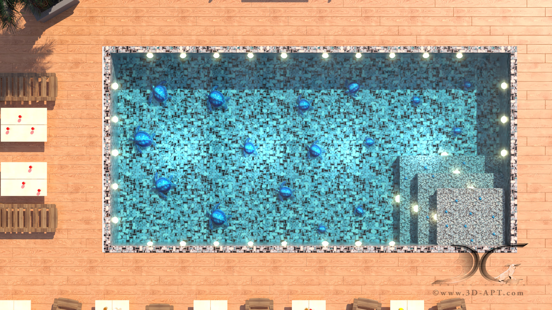 architecture_interior_ Pool_with_3d_ turtles_42