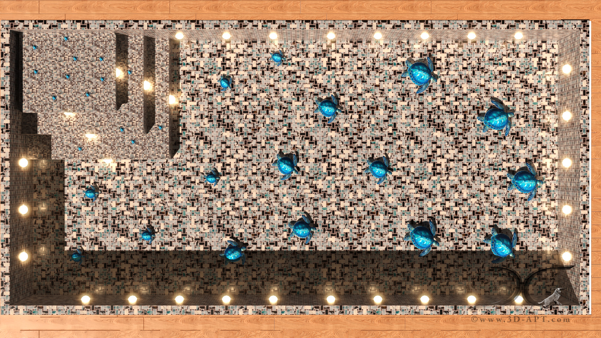 architecture_interior_ Pool_with_3d_ turtles_47