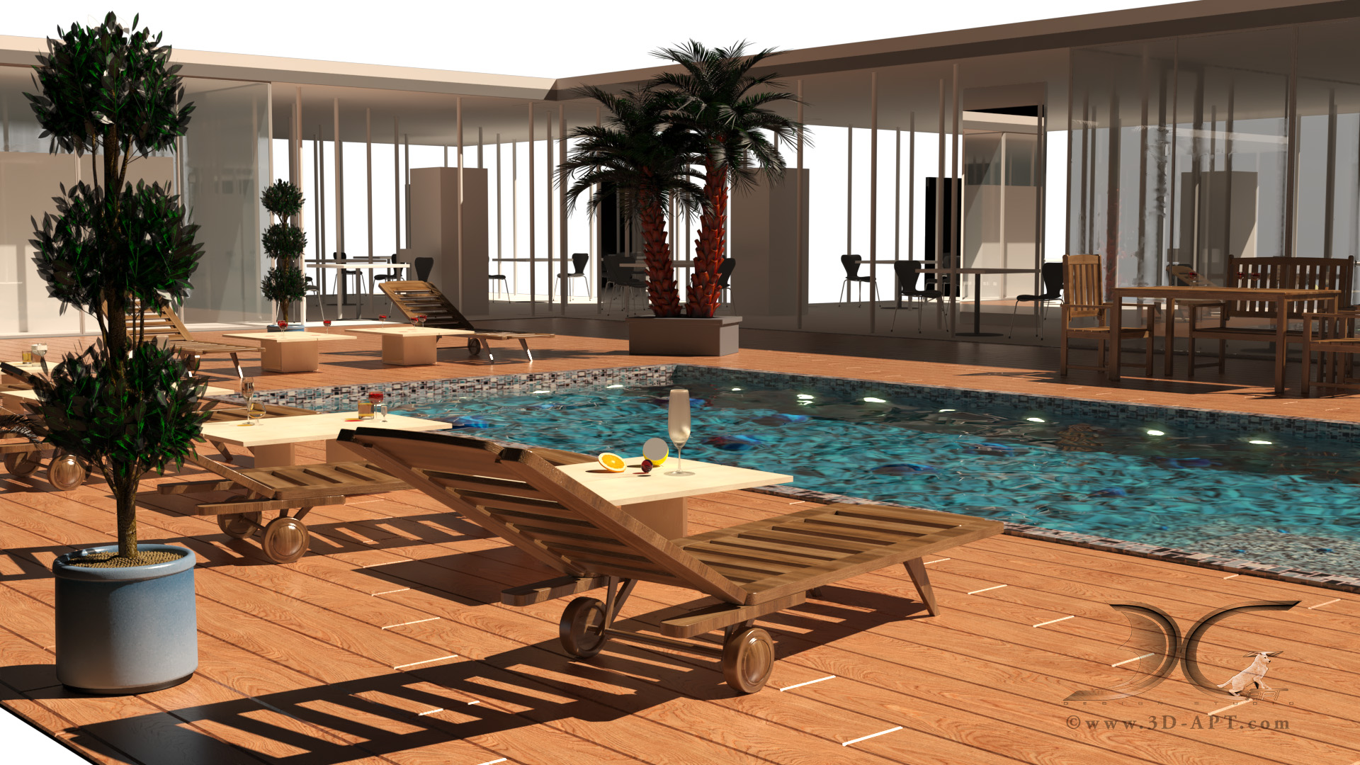 architecture_interior_ Pool_with_3d_ turtles_49