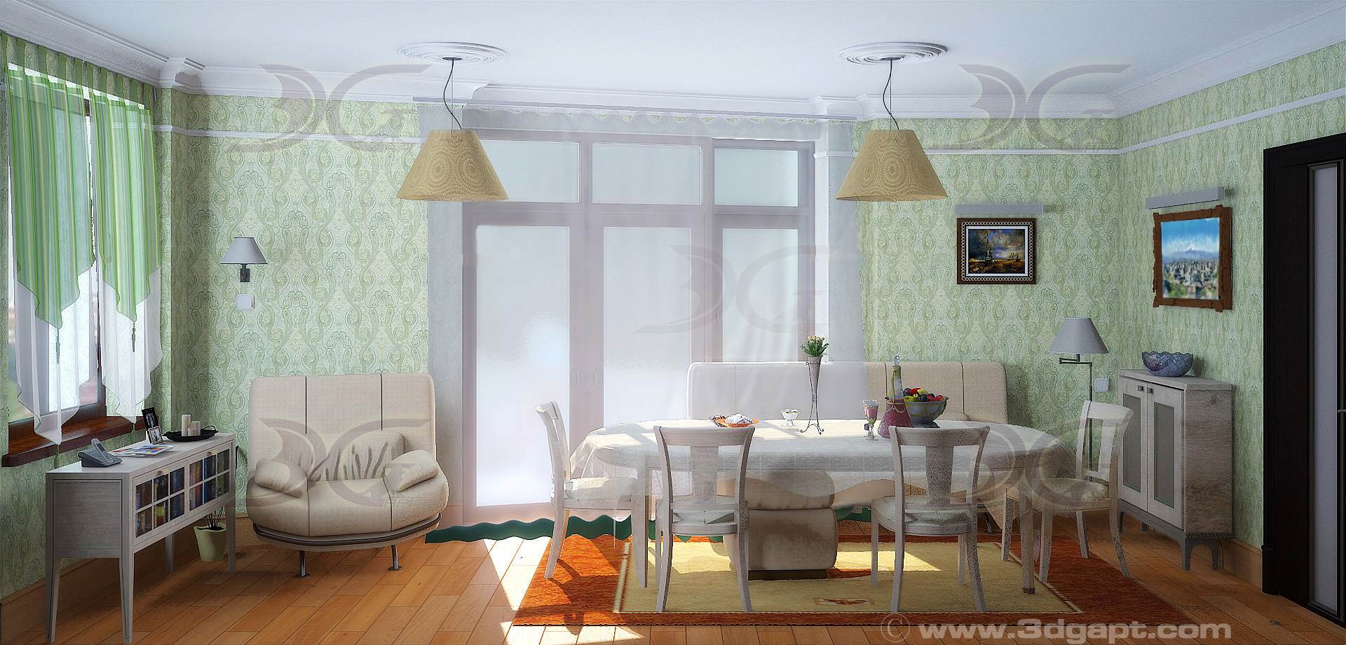 Architecture Interior Dining Room 14