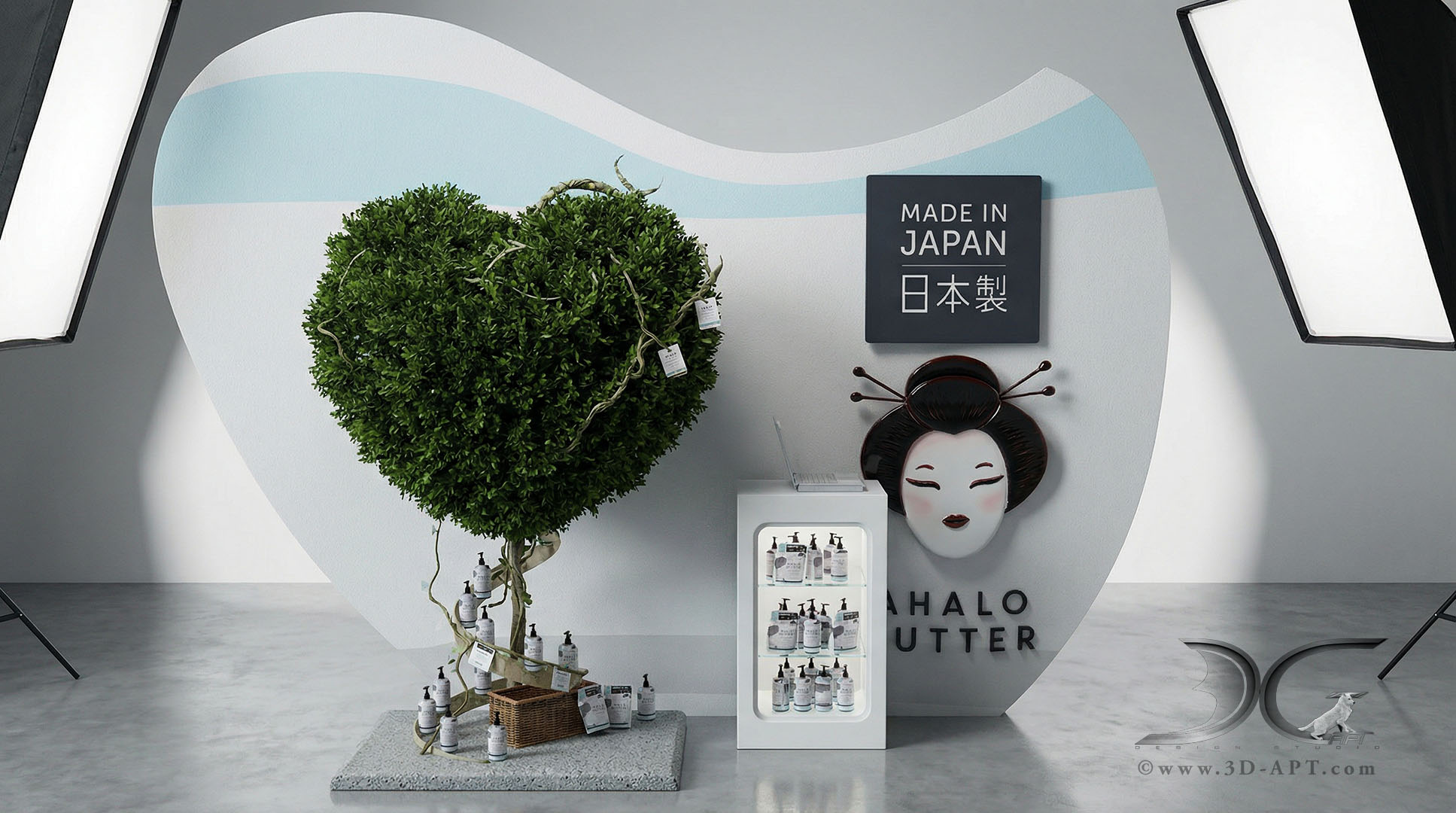 architecture_interior_Japanese_style_stand_for_exhibition_A_31