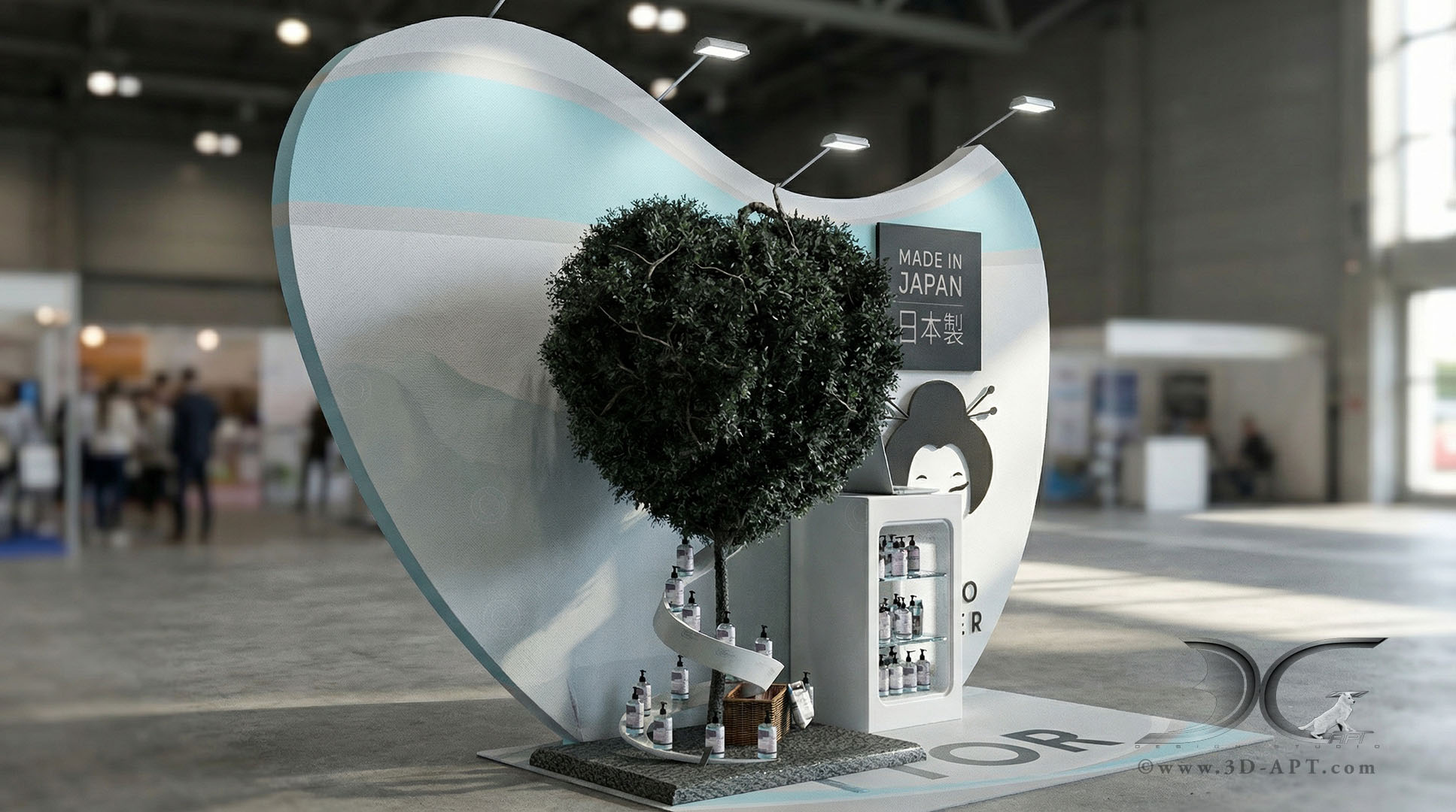 architecture_interior_Japanese_style_stand_for_exhibition_A_33