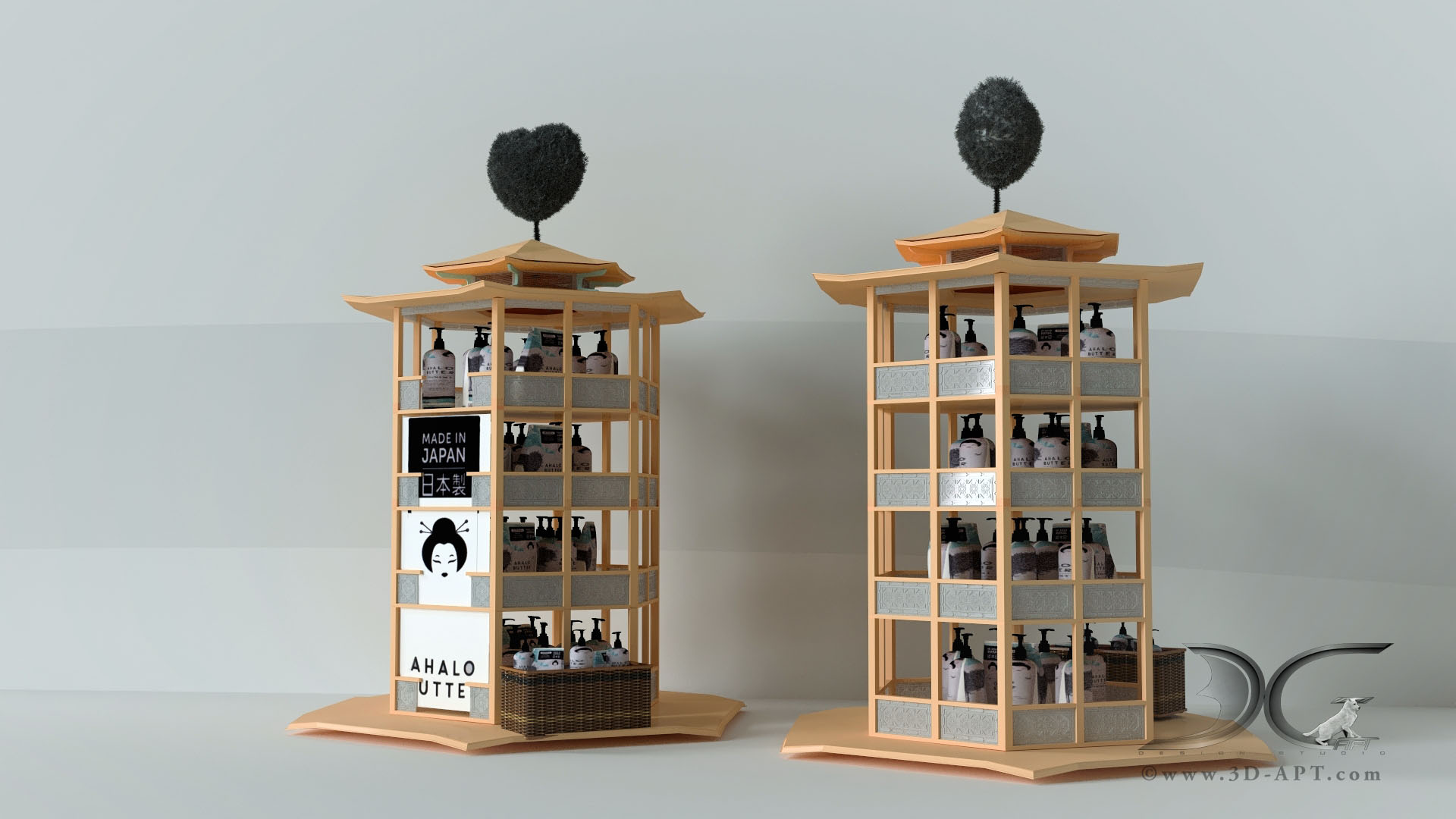 architecture_interior_Japanese_style_stand_for_exhibition_B_26