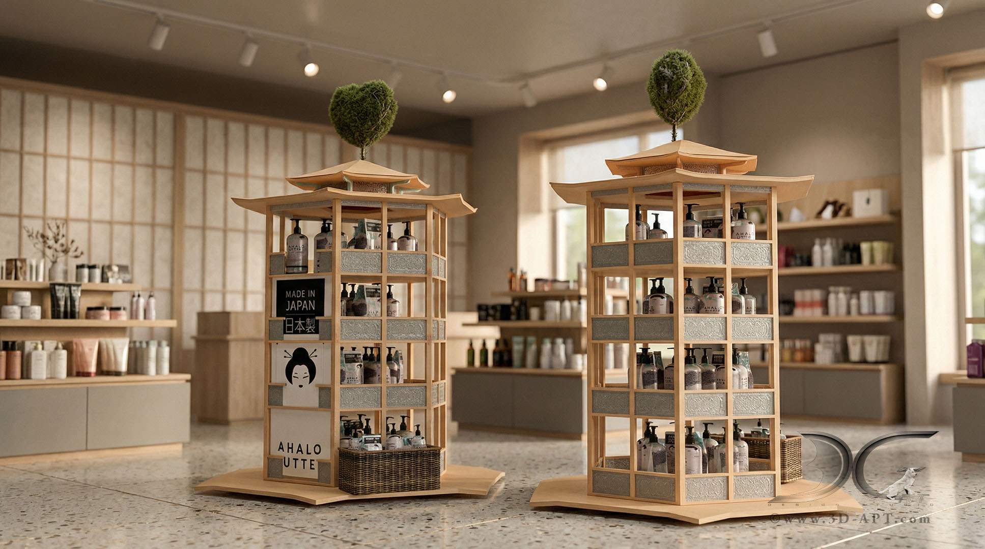 architecture_interior_Japanese_style_stand_for_exhibition_B_30