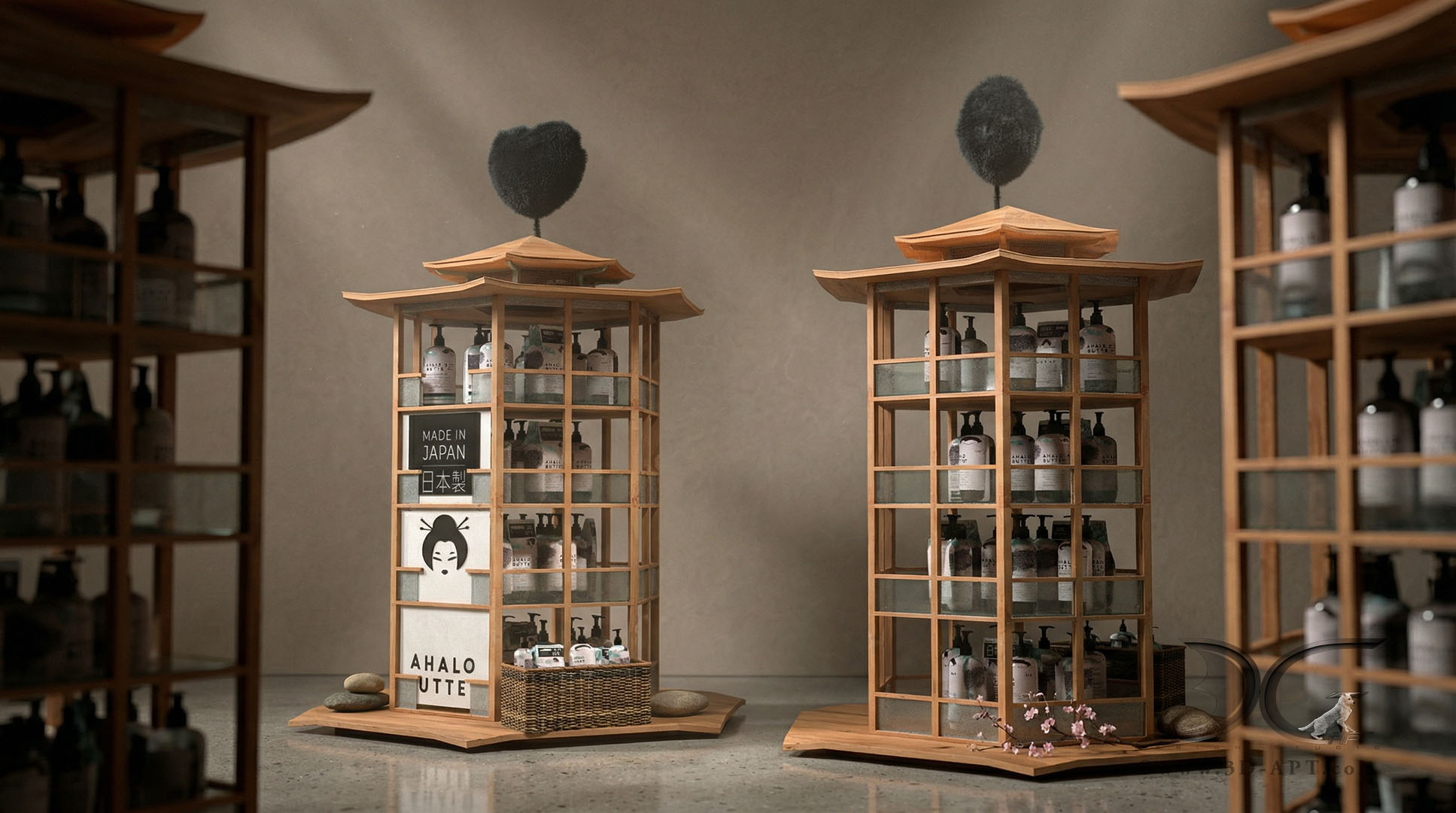 architecture_interior_Japanese_style_stand_for_exhibition_B_31