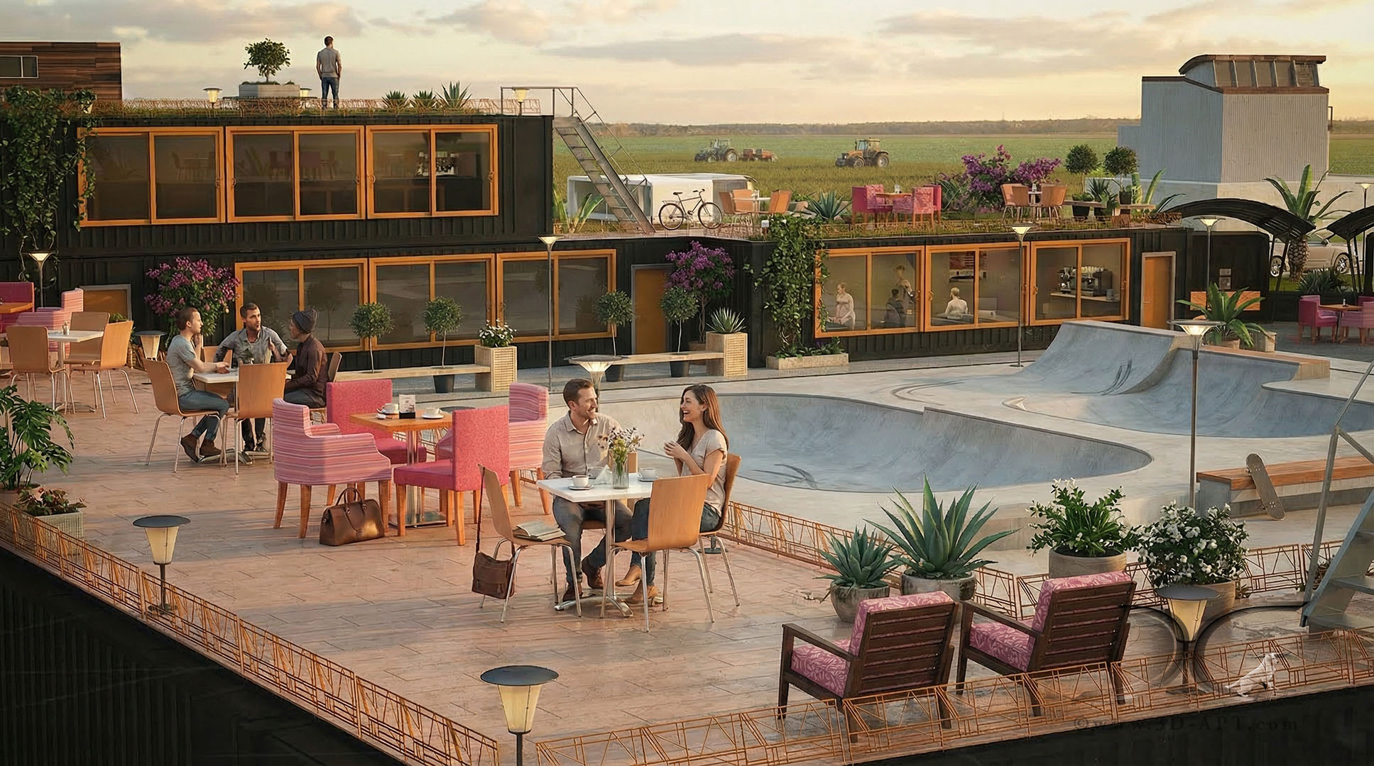 architecture_interior_Skateboard_and_container_office_park_29