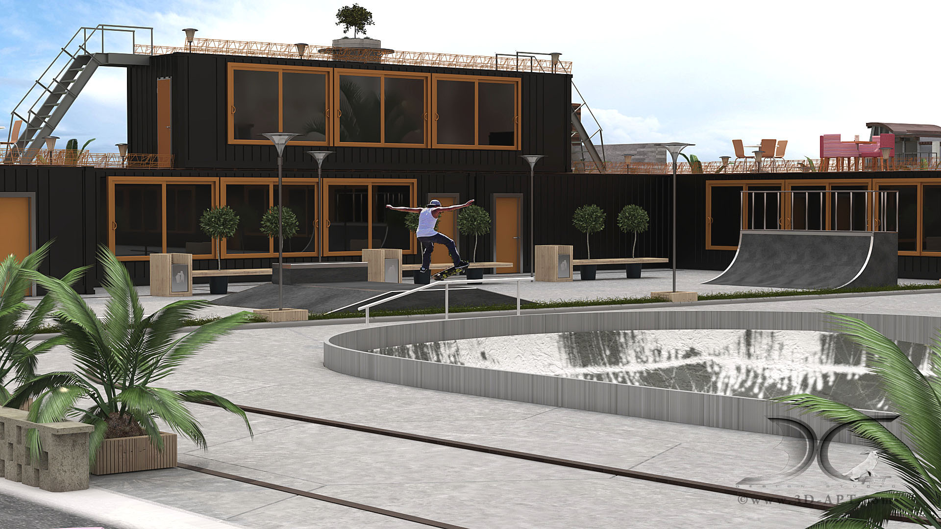 architecture_interior_Skateboard_and_container_office_park_35