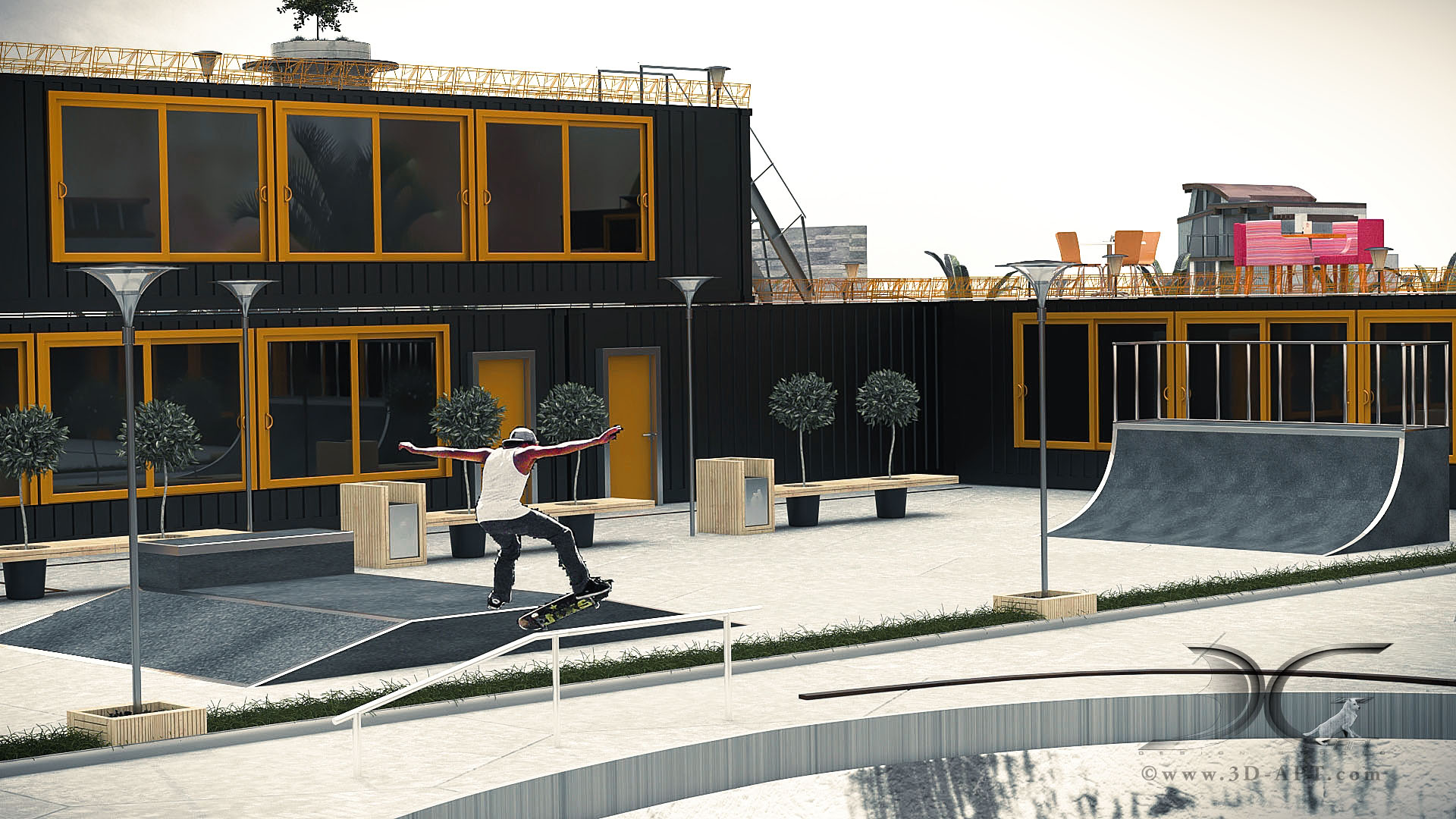 architecture_interior_Skateboard_and_container_office_park_41
