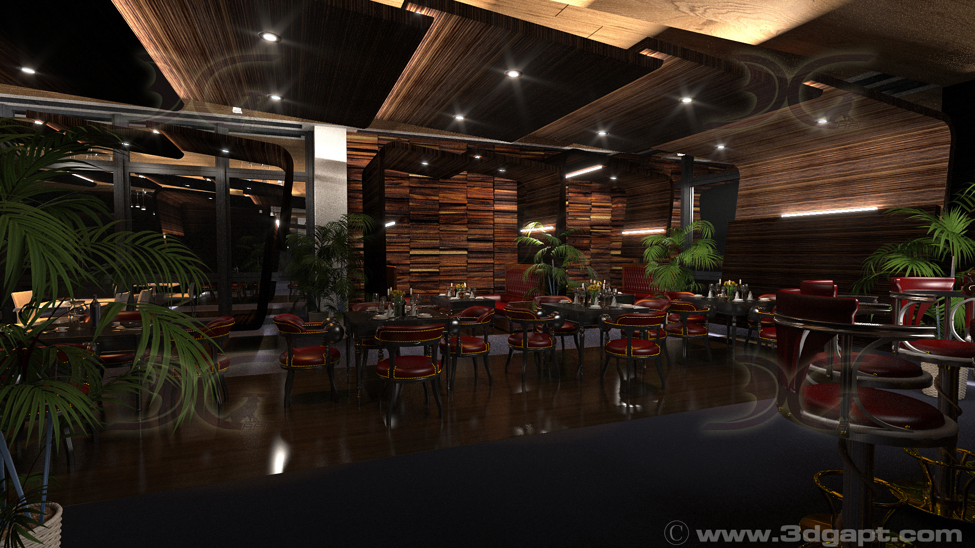 architecture interior bar restaurant 001