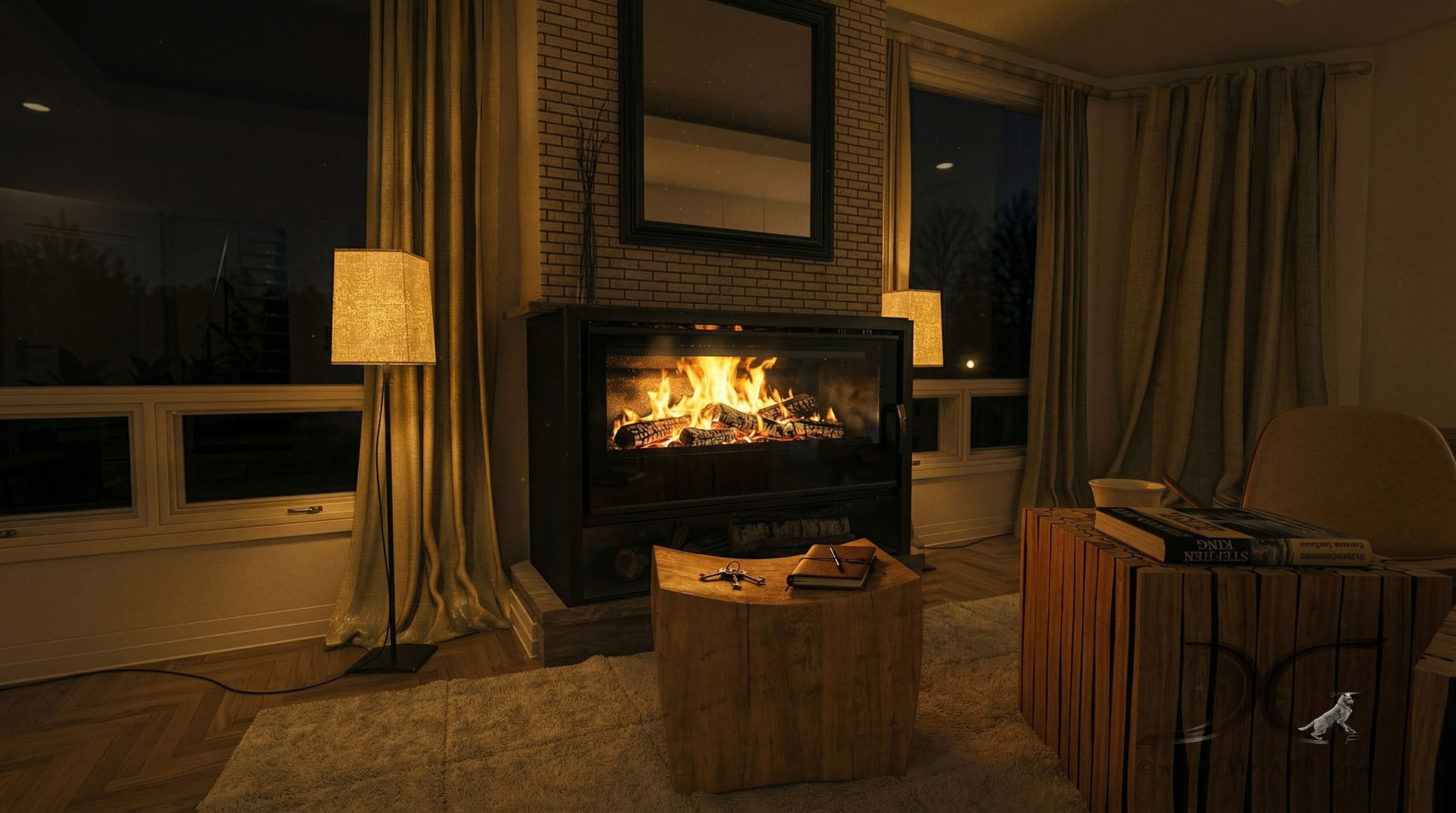 architecture_interior_dining_room_ fireplace_27