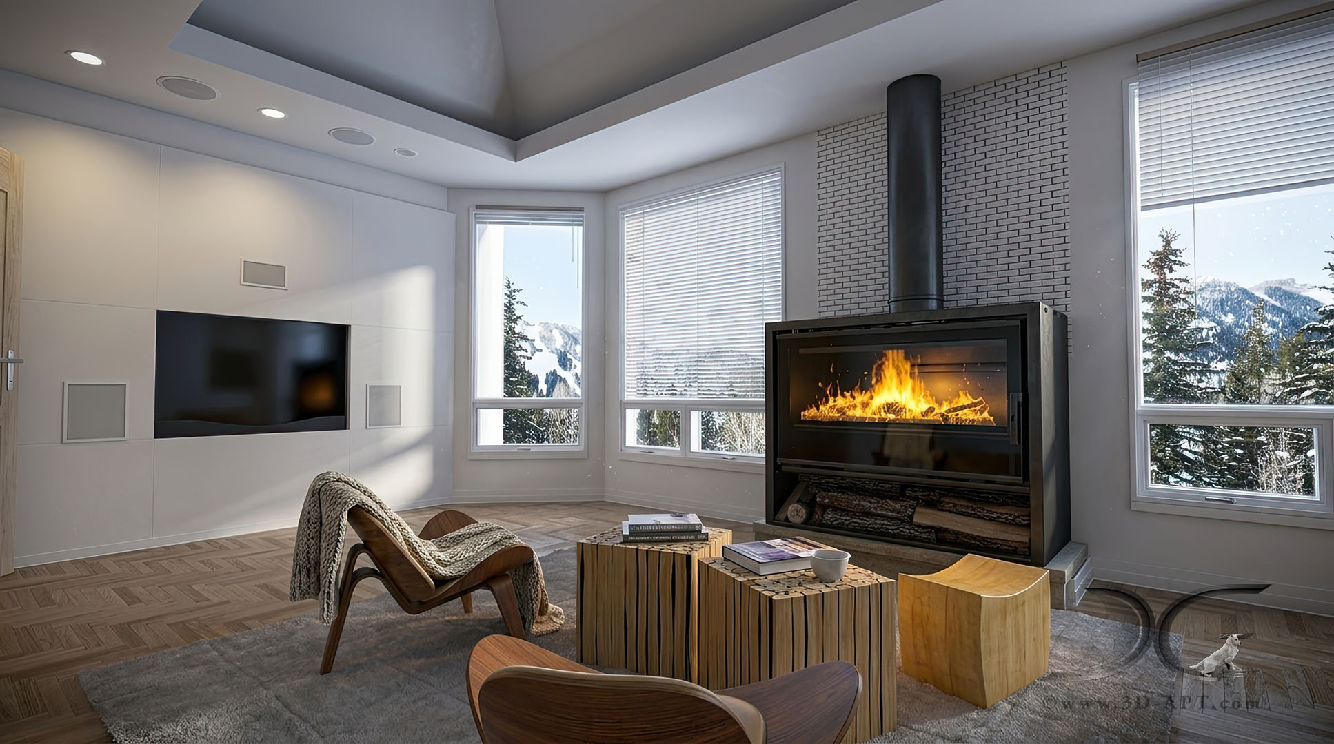 architecture_interior_dining_room_ fireplace_33