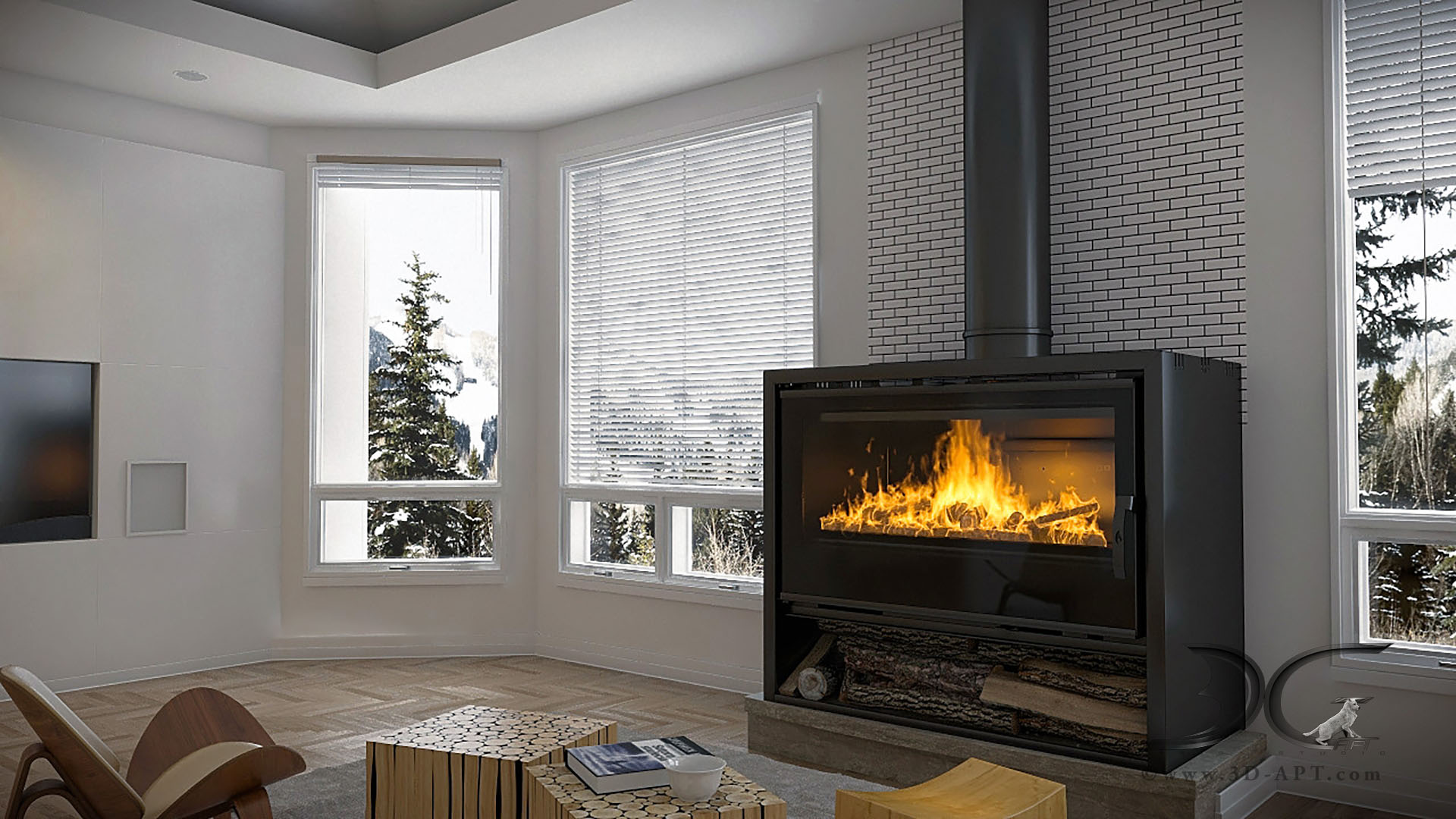 architecture_interior_dining_room_ fireplace_35