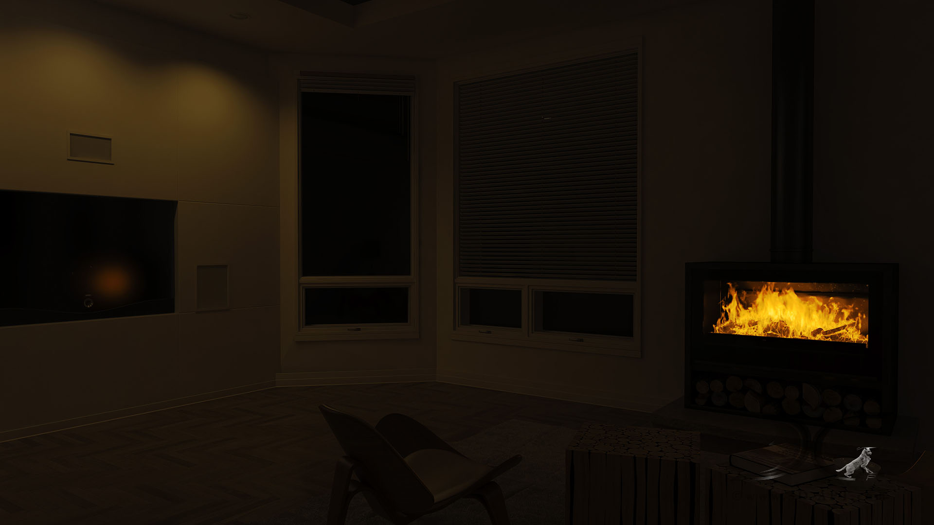 architecture_interior_dining_room_ fireplace_38