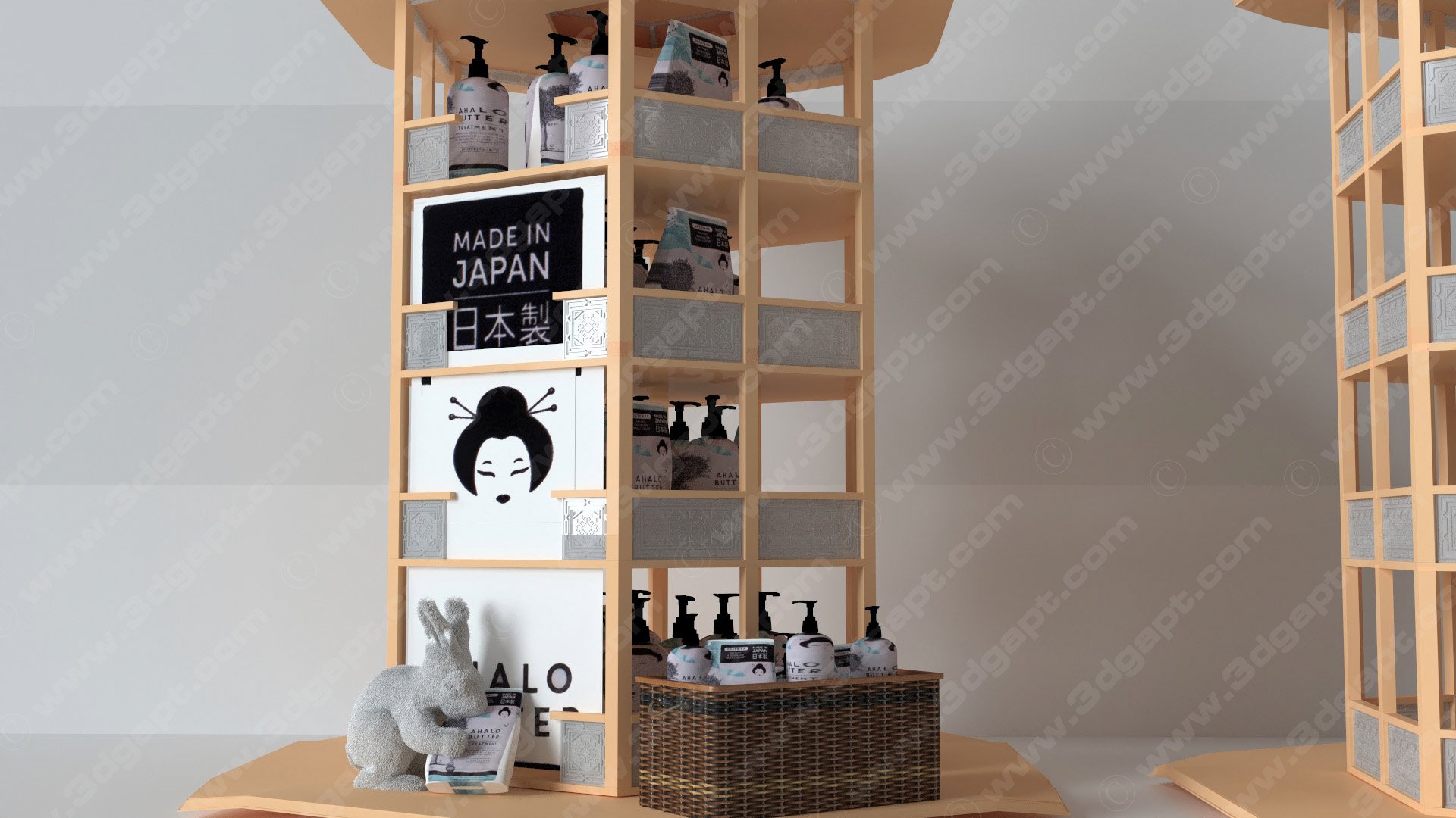 Japanese style stand for exhibition- 3
