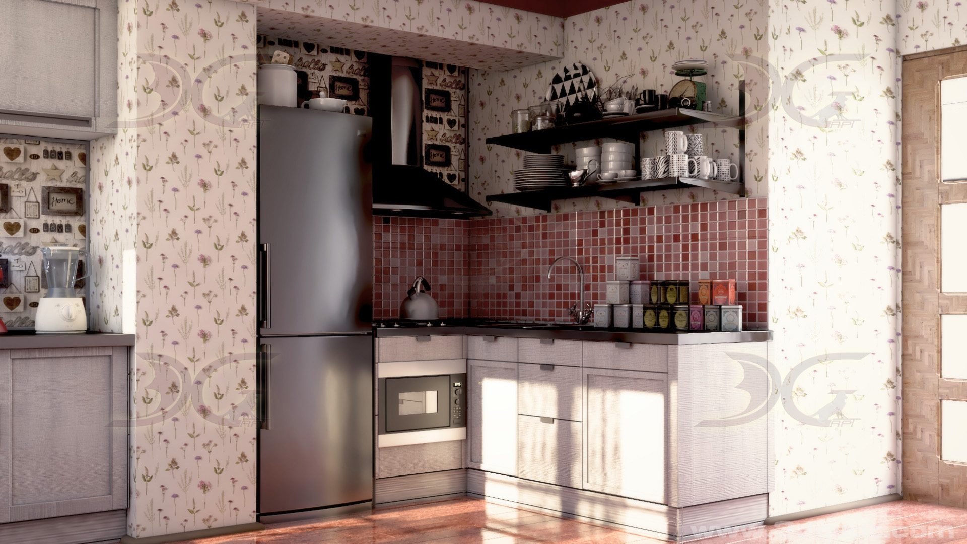 architecture interior kitchen-2versions 003