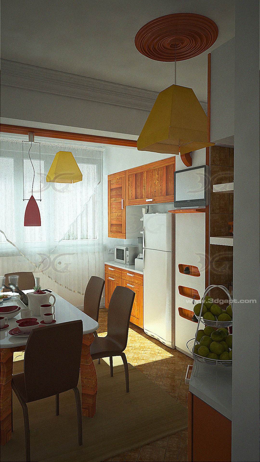architecture interior kitchen-3versions 16