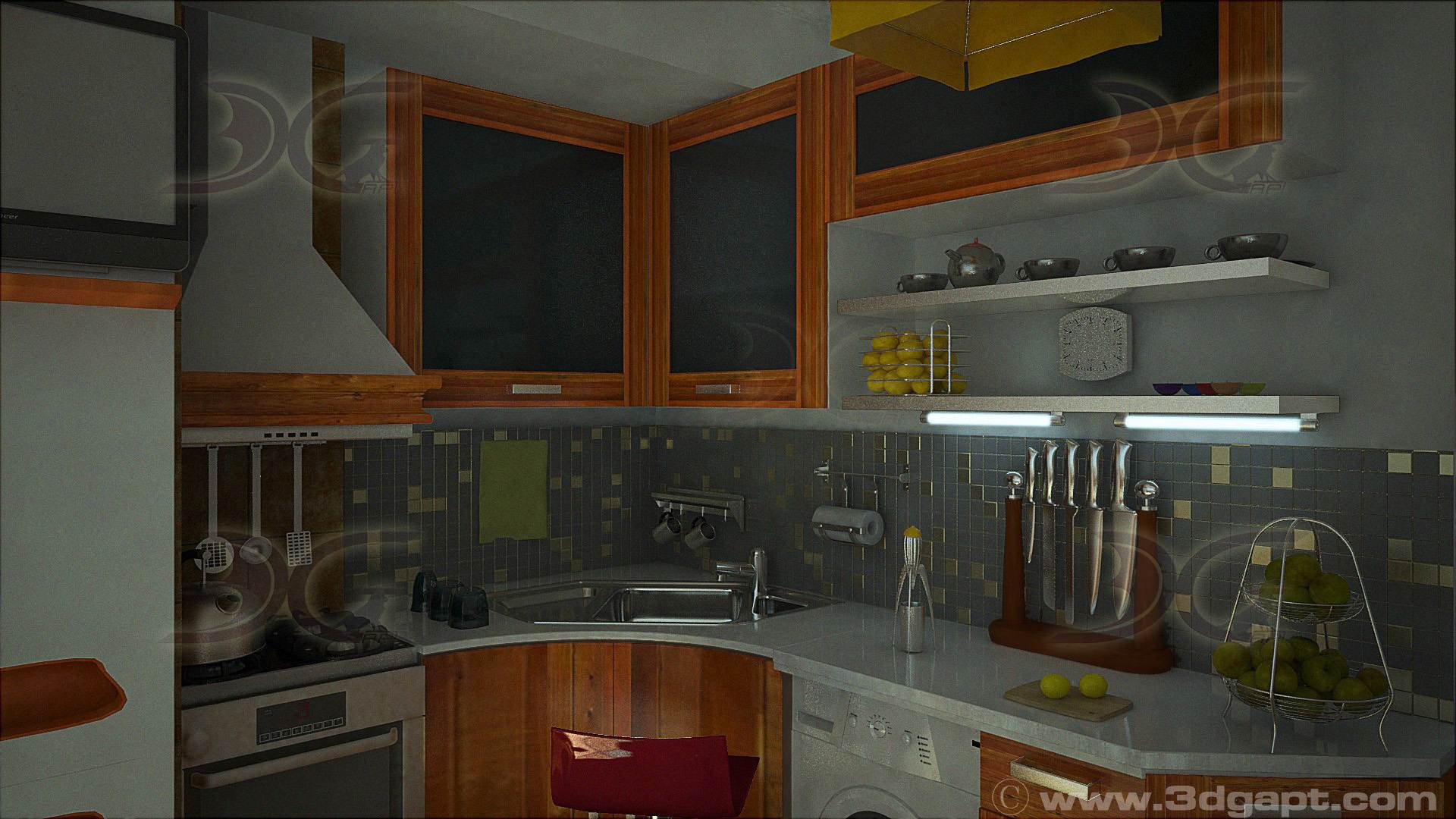 architecture interior kitchen-3versions 19