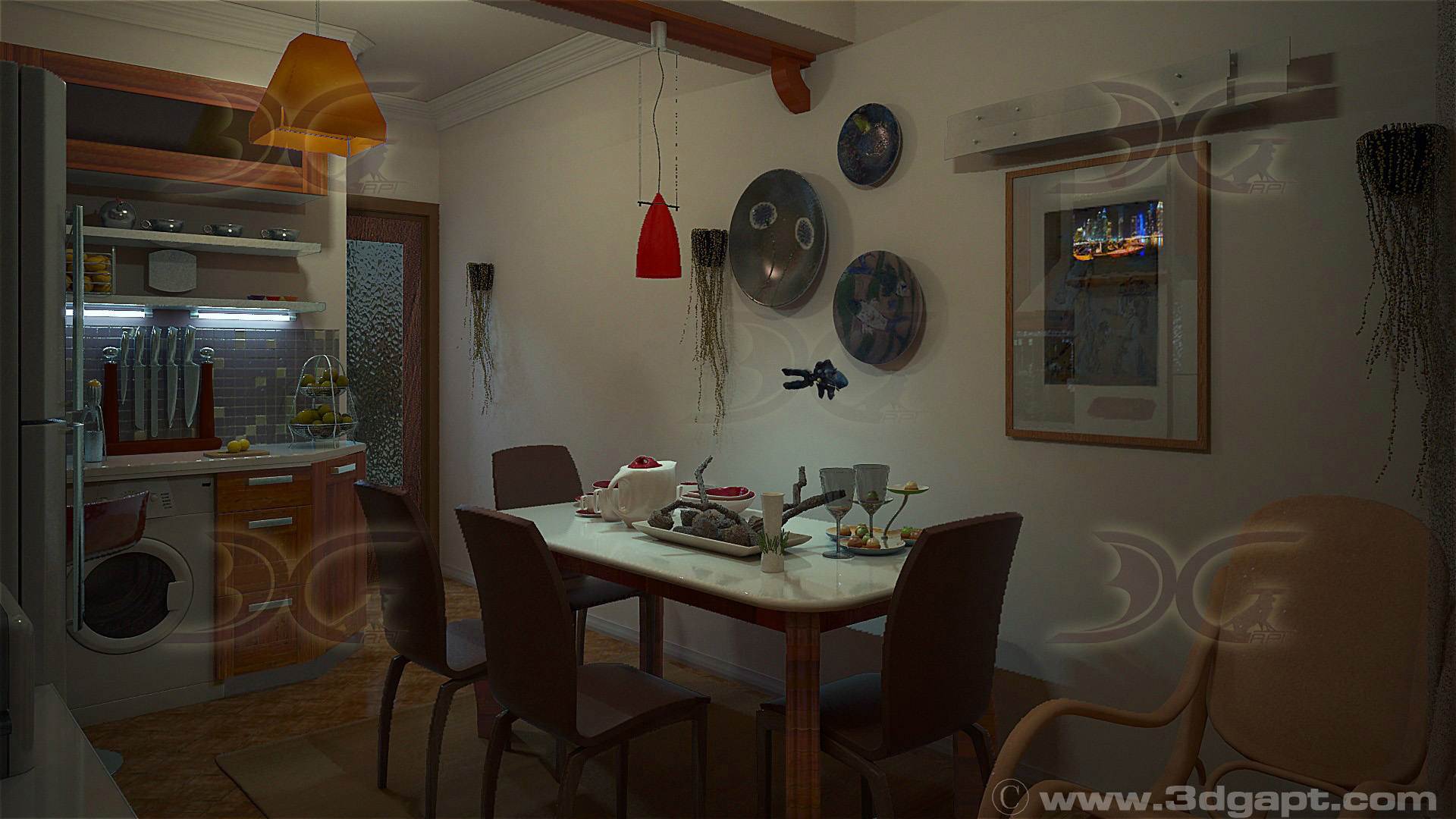 architecture interior kitchen-3versions 29
