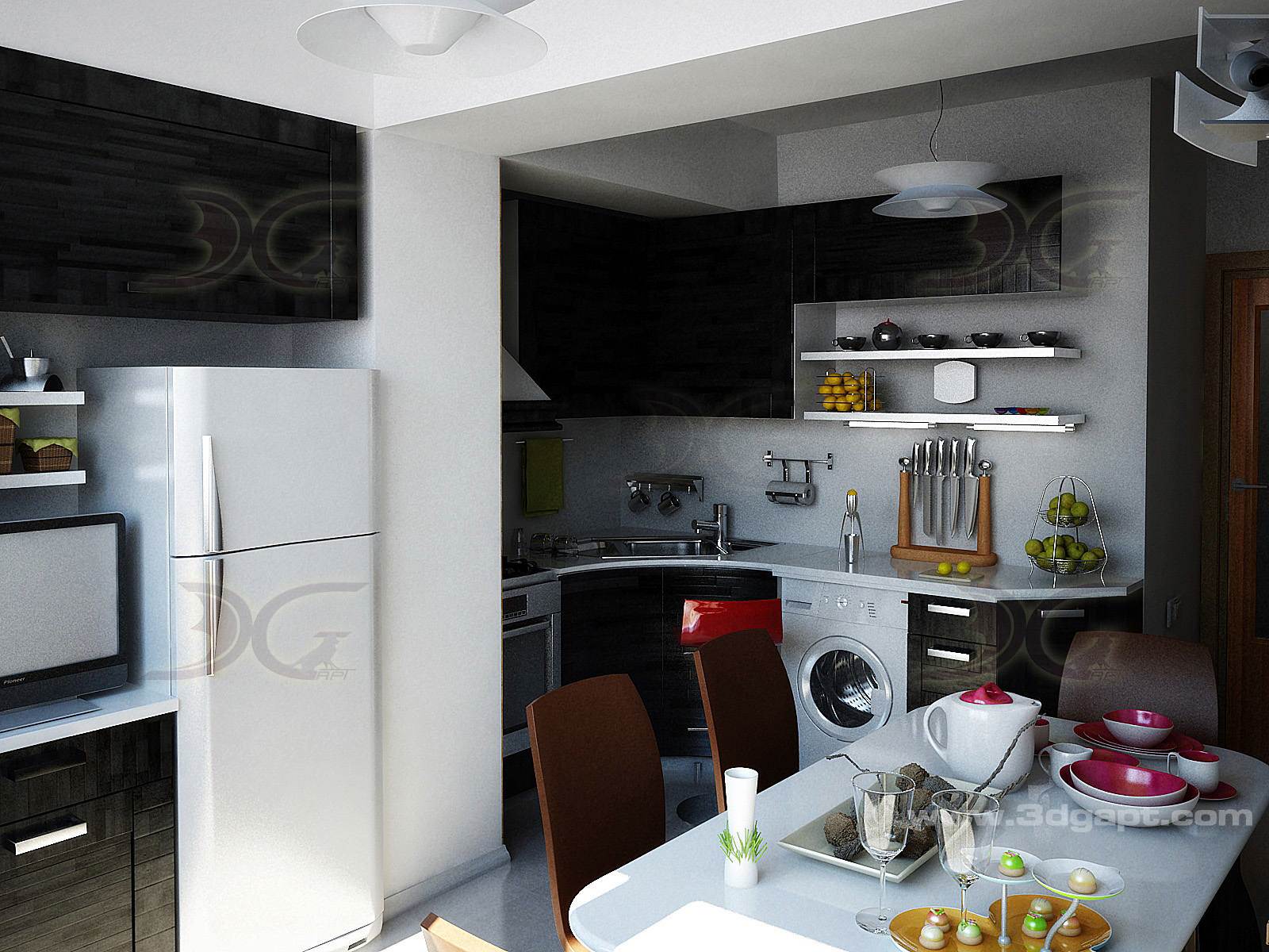 architecture interior kitchen-3versions 45